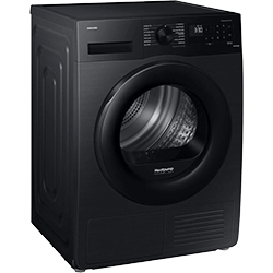 Samsung DV90CGC0A0ABAH A++ 9 Kg Siyah Kurutma Makinesi