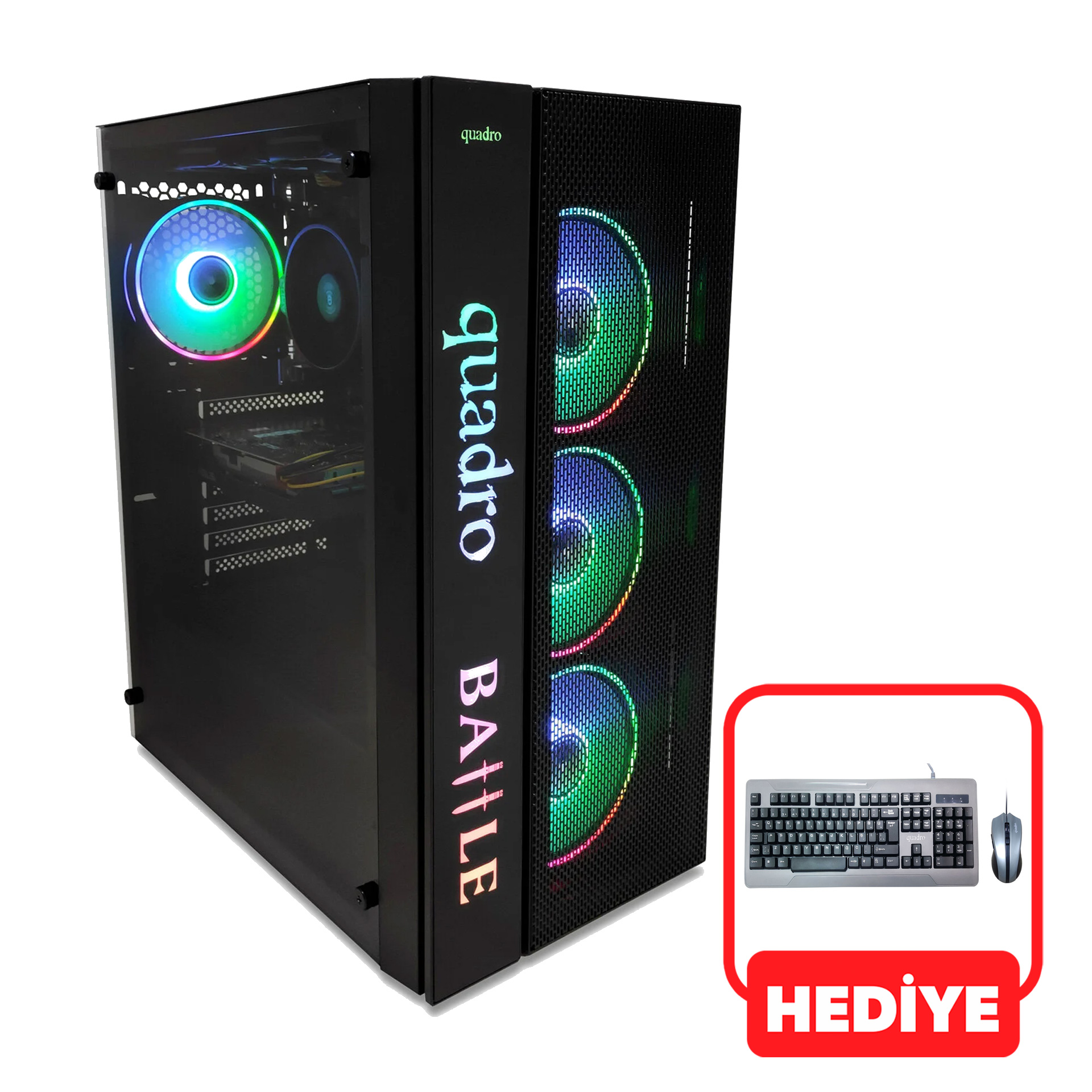 Quadro AMD Ryzen 5 5500 3.6GHZ 32GB RAM