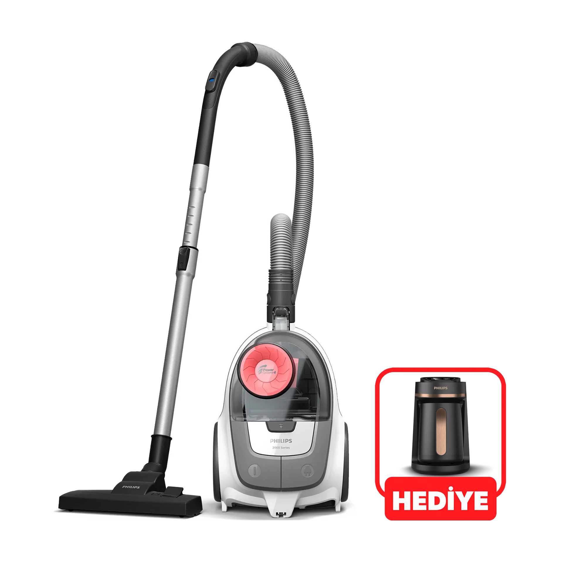 Philips Süpürge ve Türk Kahve Makinesi Seti | Evkur