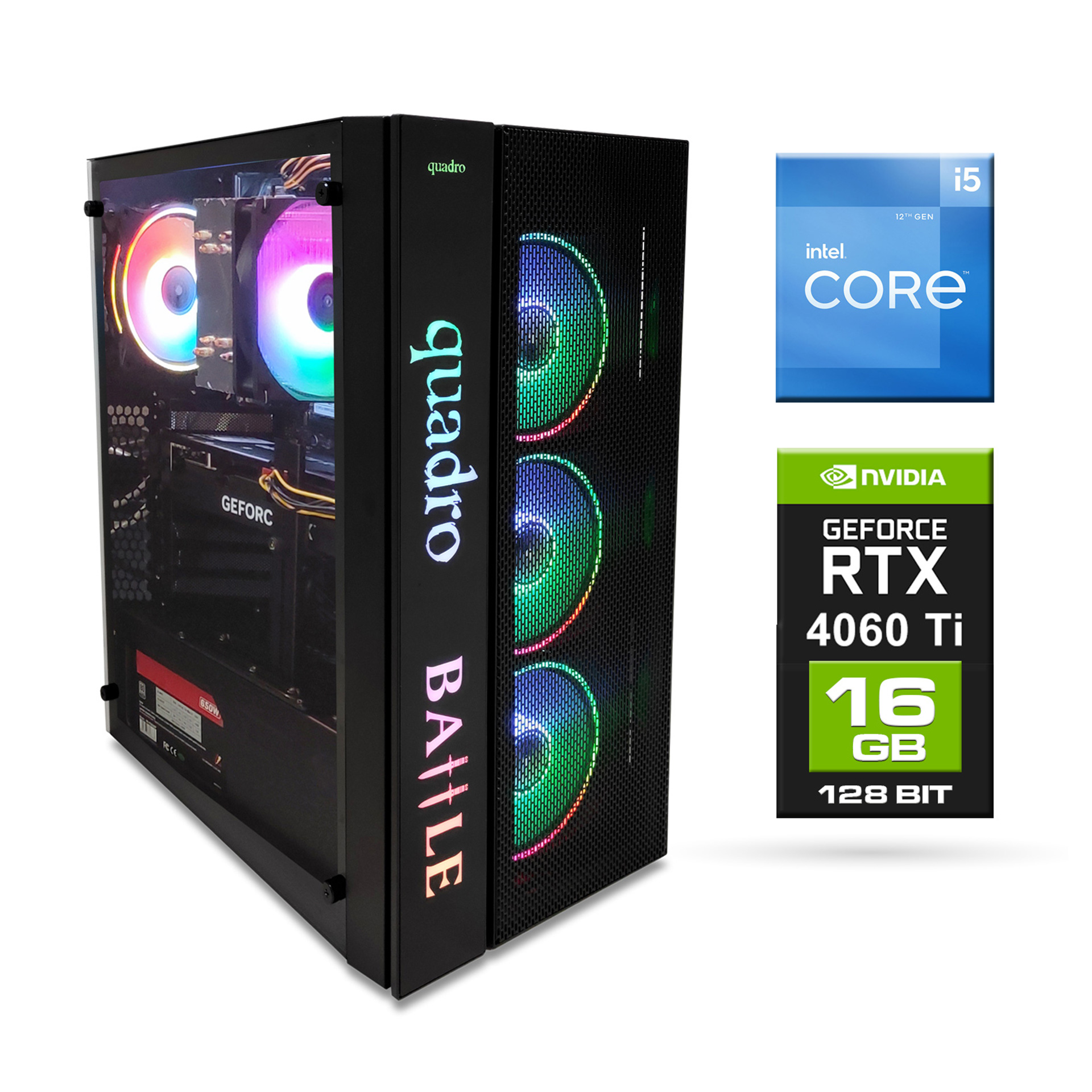 Quadro Battle IX5 12327 Intel I5 12400F 32GB RAM