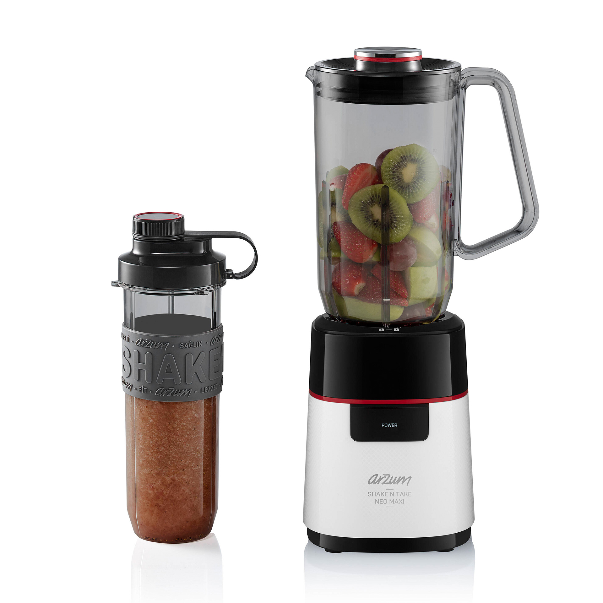 Arzum Shake N Take Neo Maxi Sürahi Blender Kırmızı