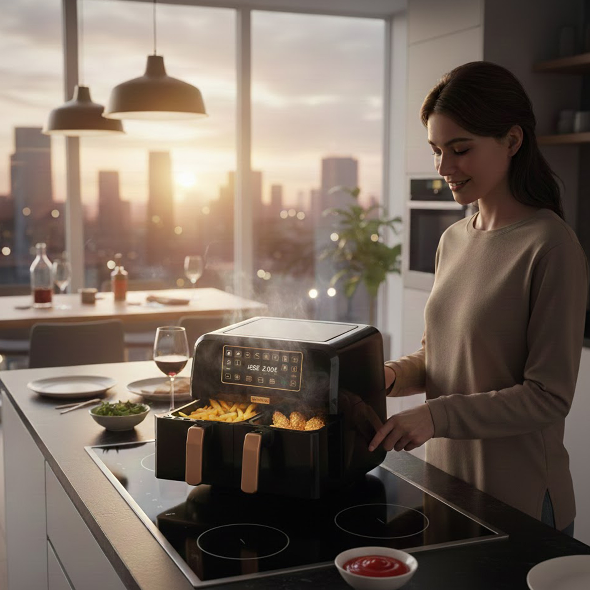 Arnica Airfryer Dijital Ekran