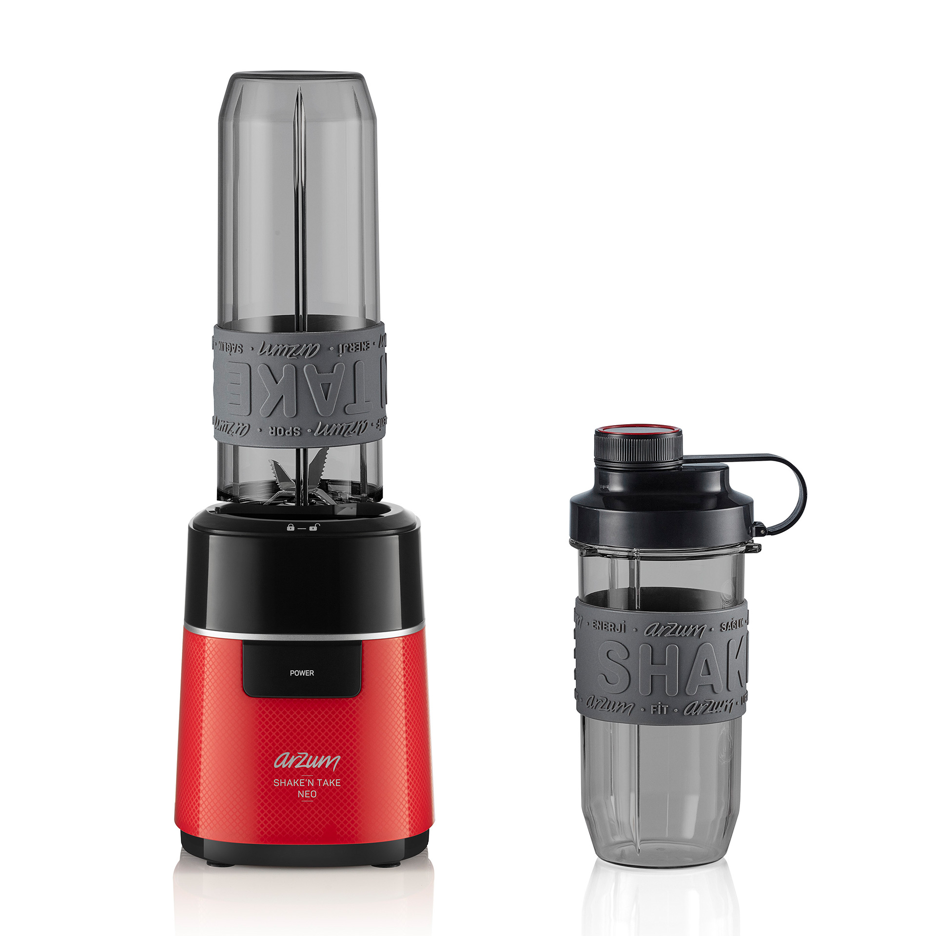 Arzum Shake'n Take Neo Kişisel Blender Kırmızı | Evkur