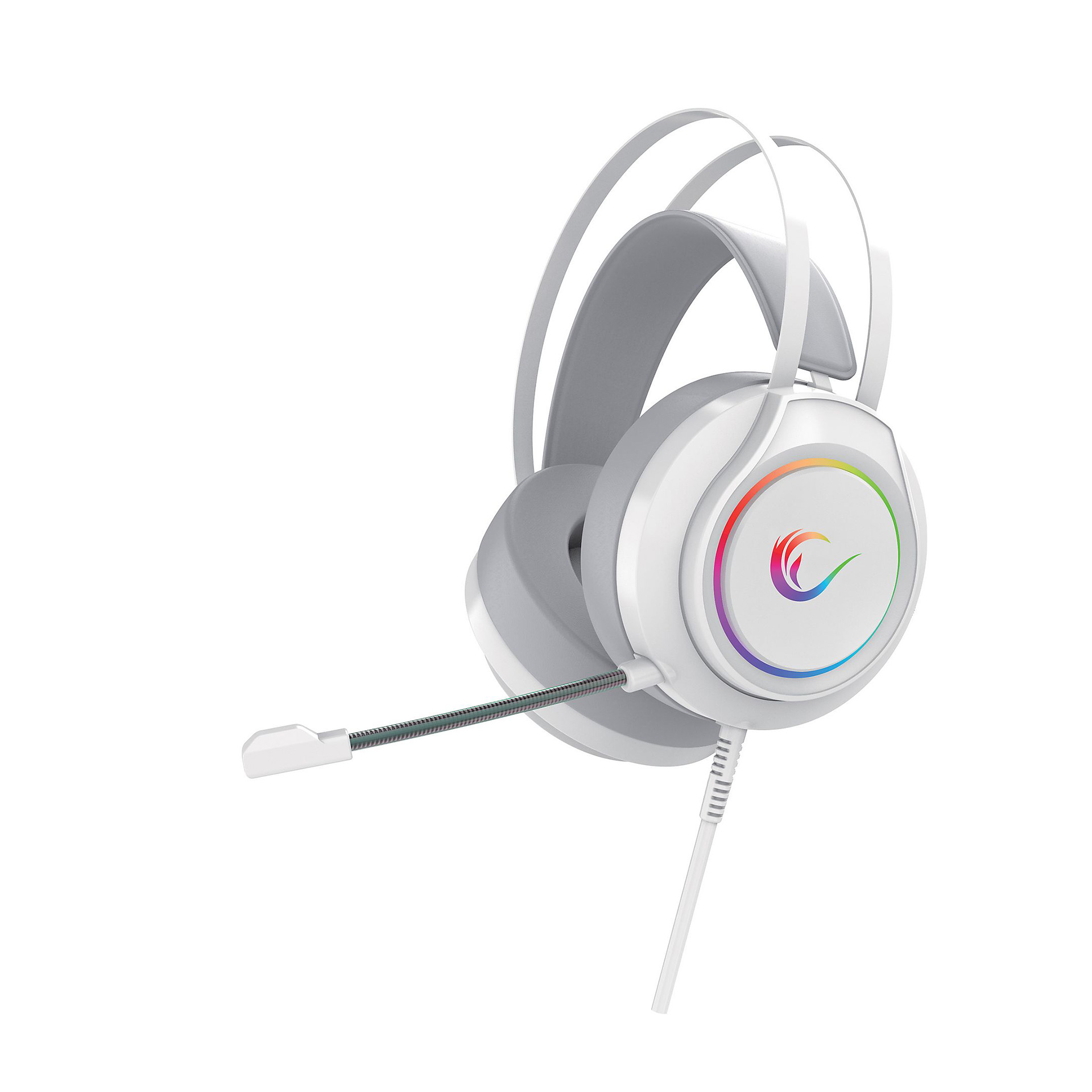 Rampage RM-K45 ORBIT-S Beyaz RGB Led 7.1 Gaming | Evkur