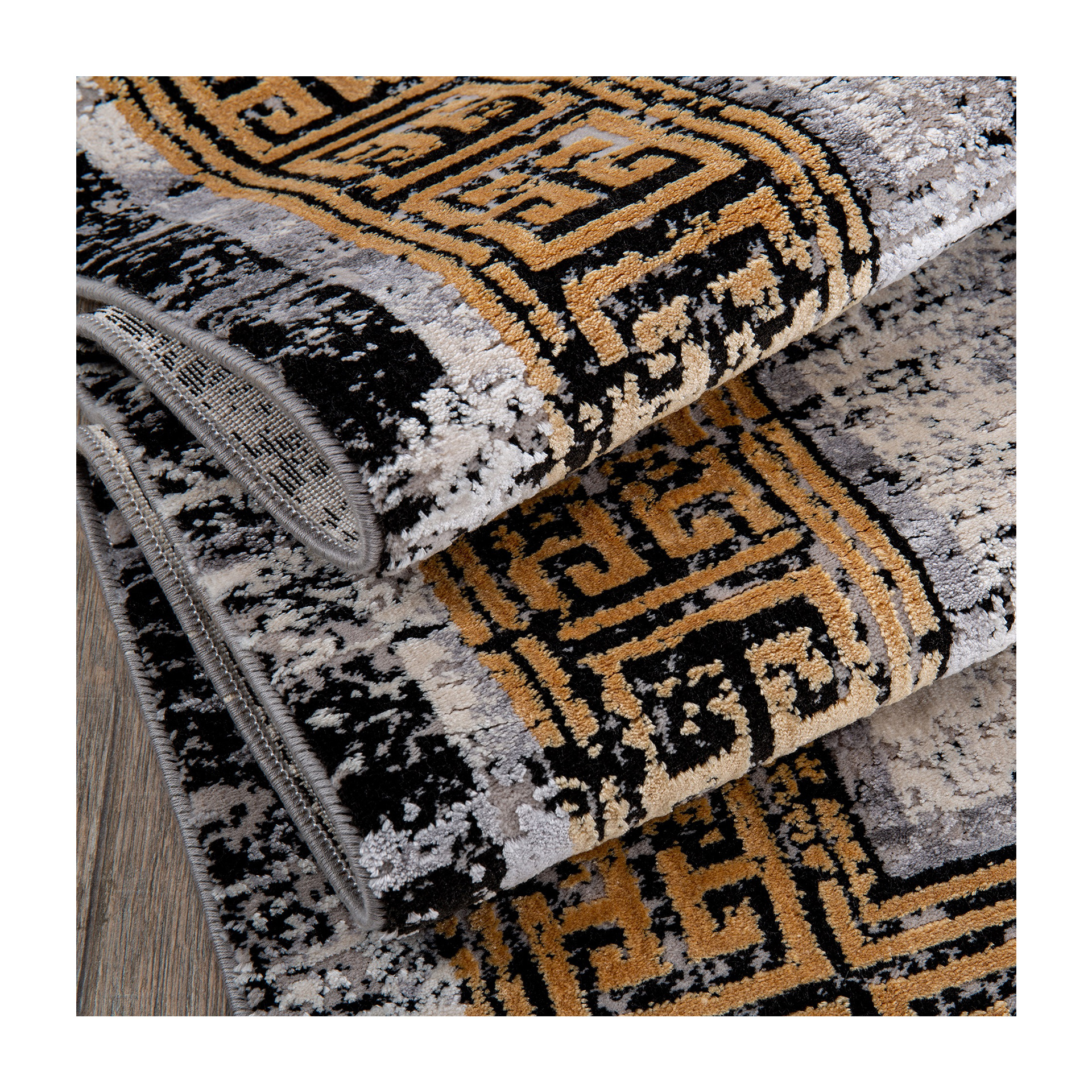 İpek Mekik 80x150 cm Erva Halı 120-18114A-GOLD