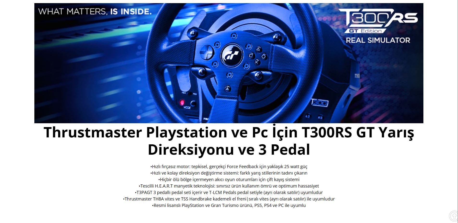 THRUSTMASTER T300 RS GT EDITION OFFICIAL SONY | Evkur