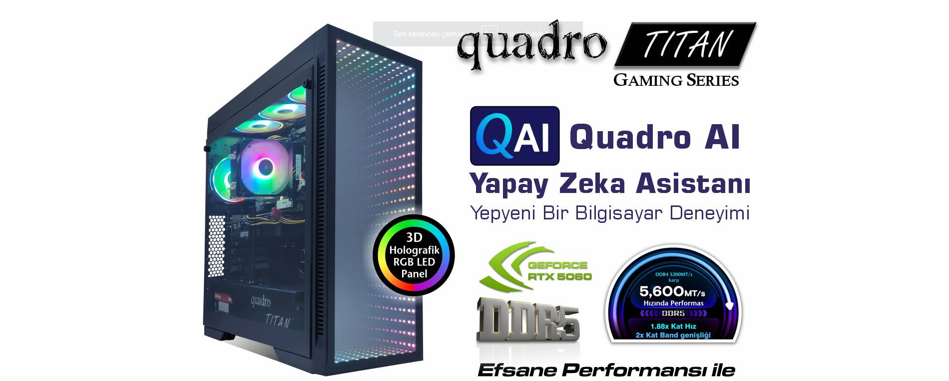 Quadro Titan AI Intel Core Ultra 5 245KF 16GB RAM