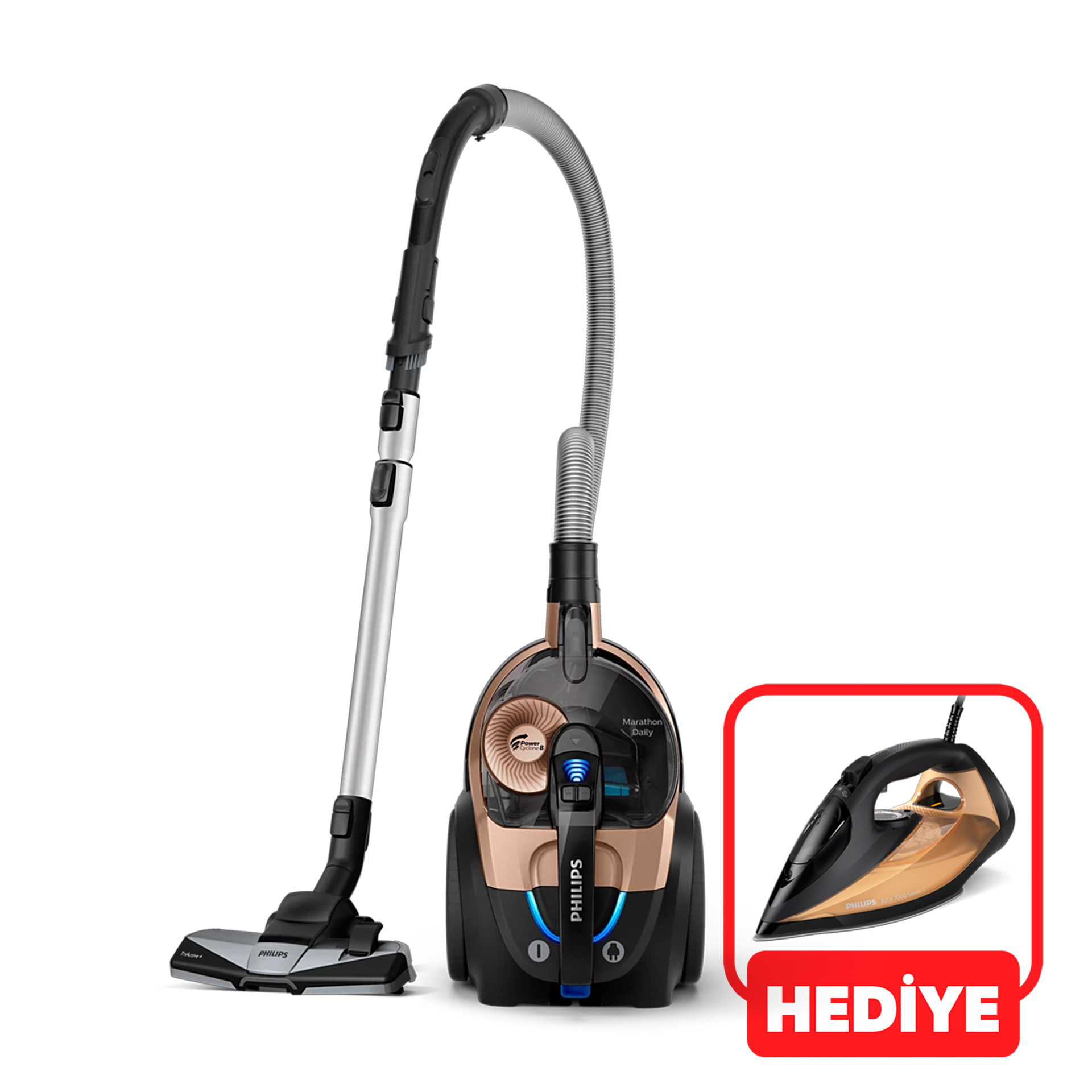 Philips XB7151/07 Süpürge Ve Azur Ütü Hediyeli | Evkur
