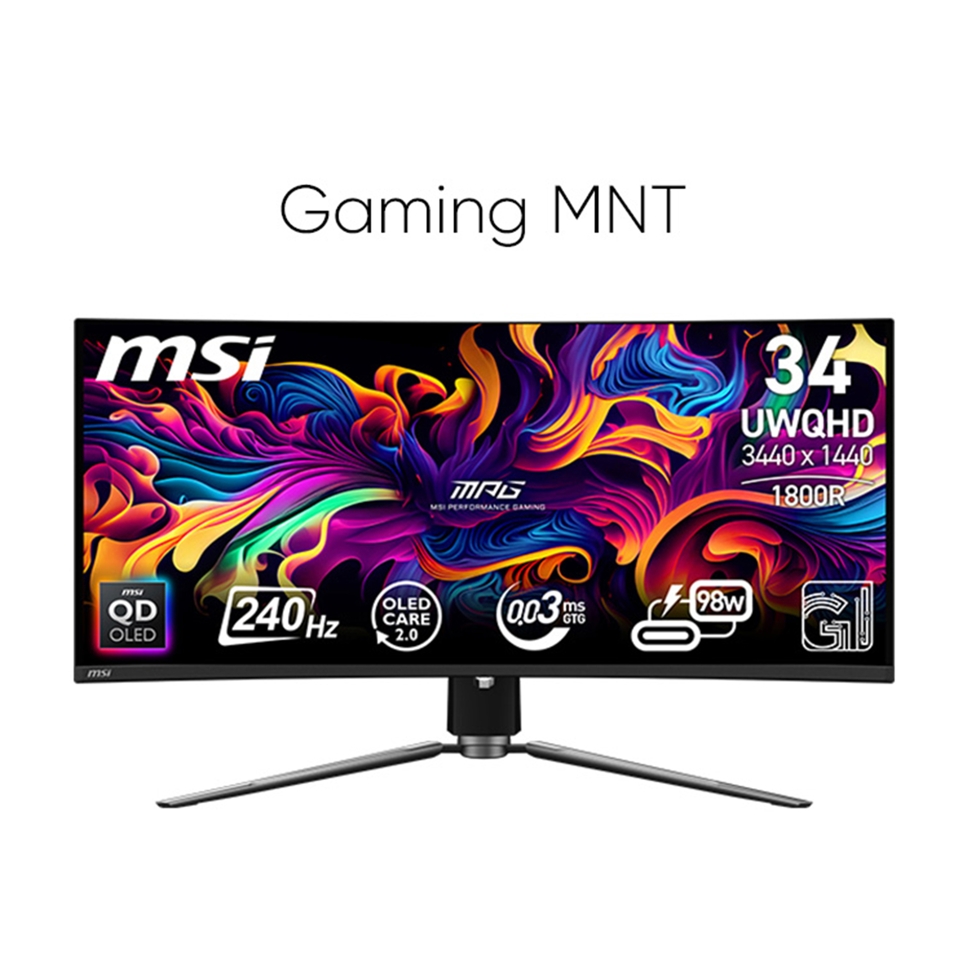 MSI MPG 341CQPX QD-OLED Gaming Monitör | Evkur