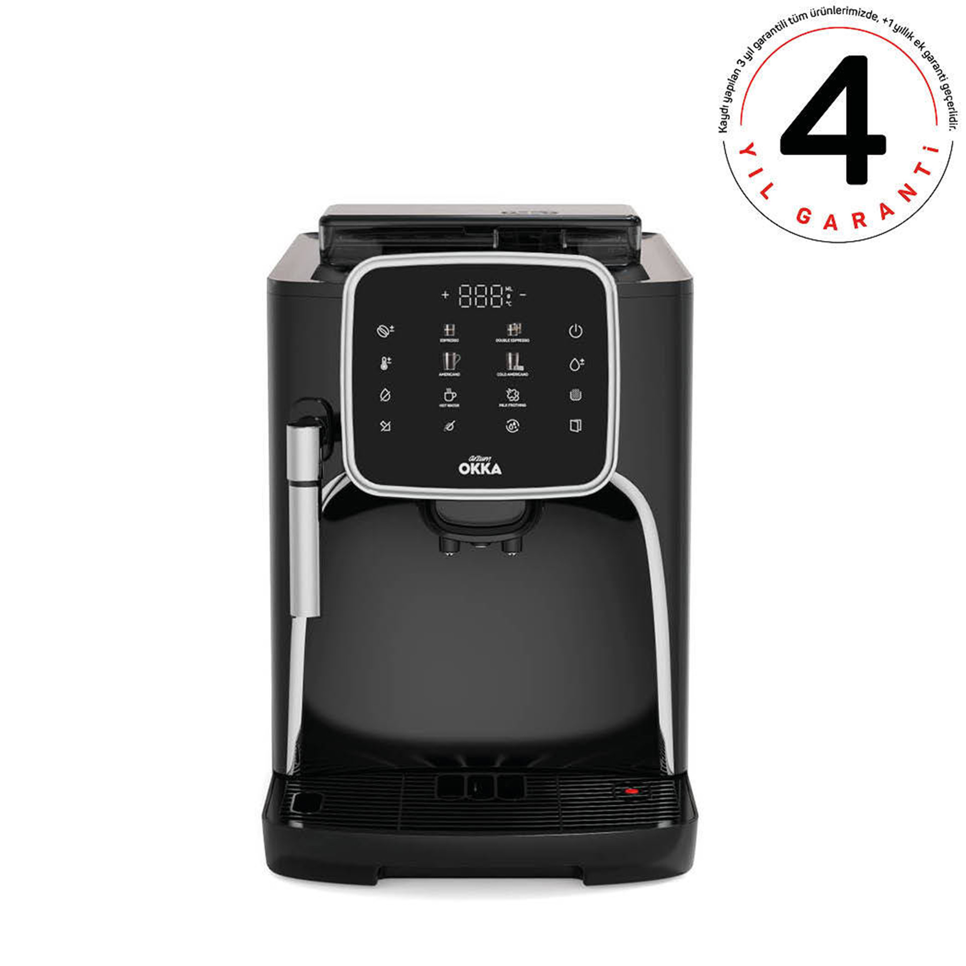 Arzum OK0030 Espresso Makinesi Krom | Evkur
