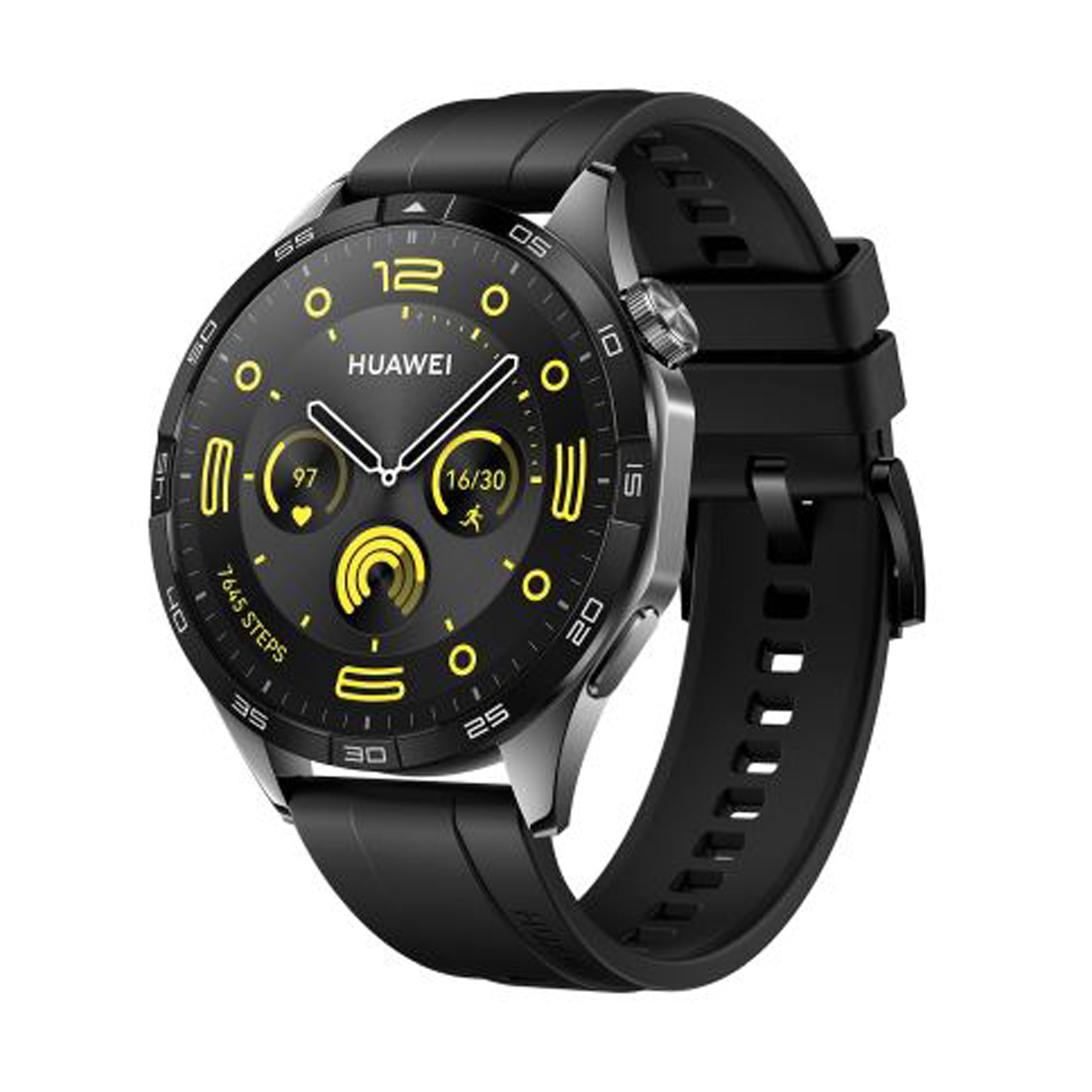 Huawei Watch GT4 - 46MM Siyah Silikon Kordon