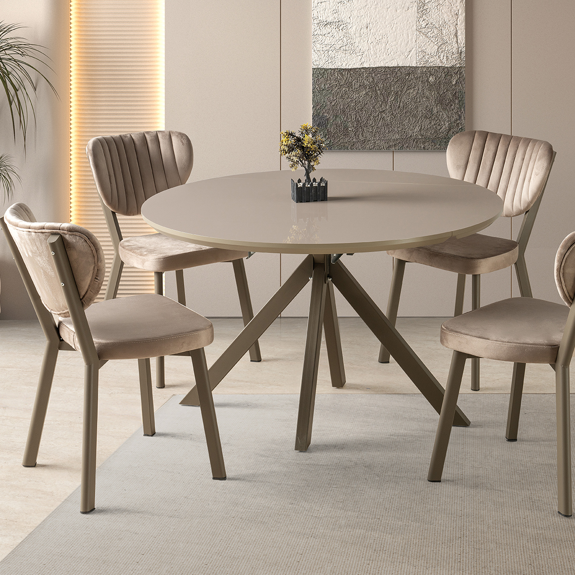 Says 120x120 Açılır Masa Cappucino Vizon 24 Ay | Evkur