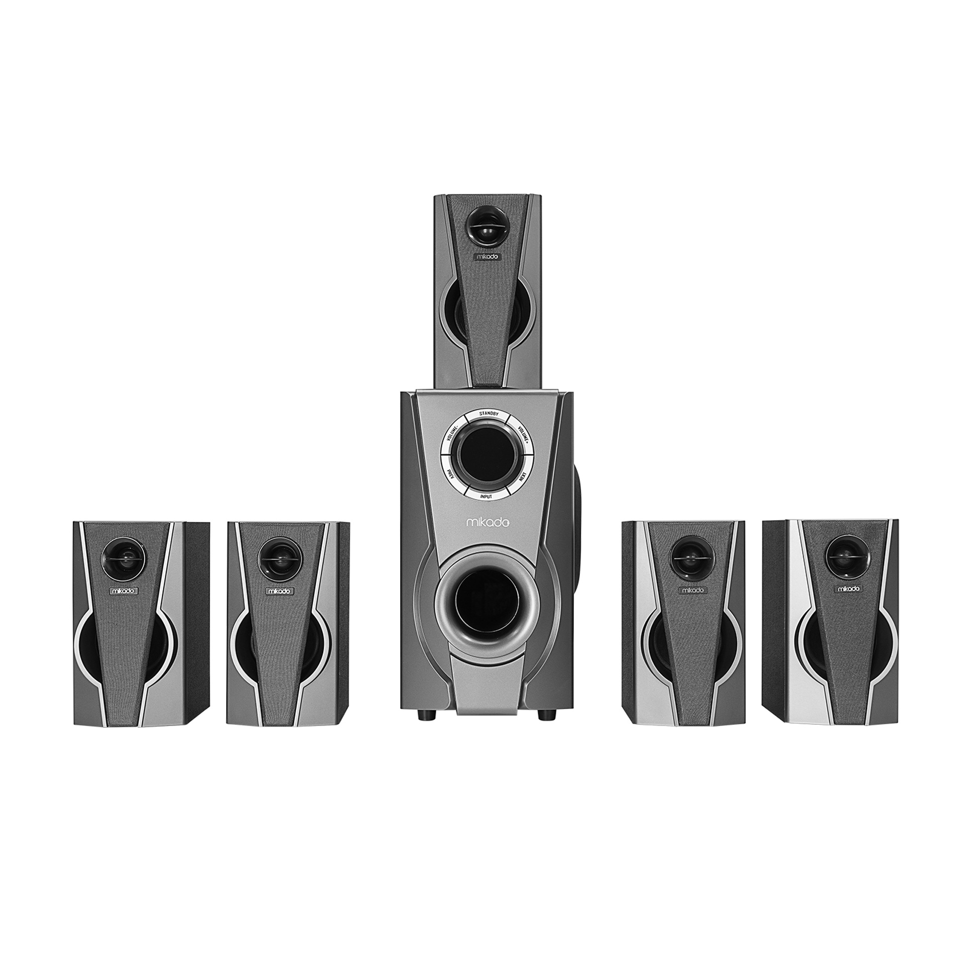 Mikado MD-672BT 5+1 Bluetooth Speaker 120W | Evkur