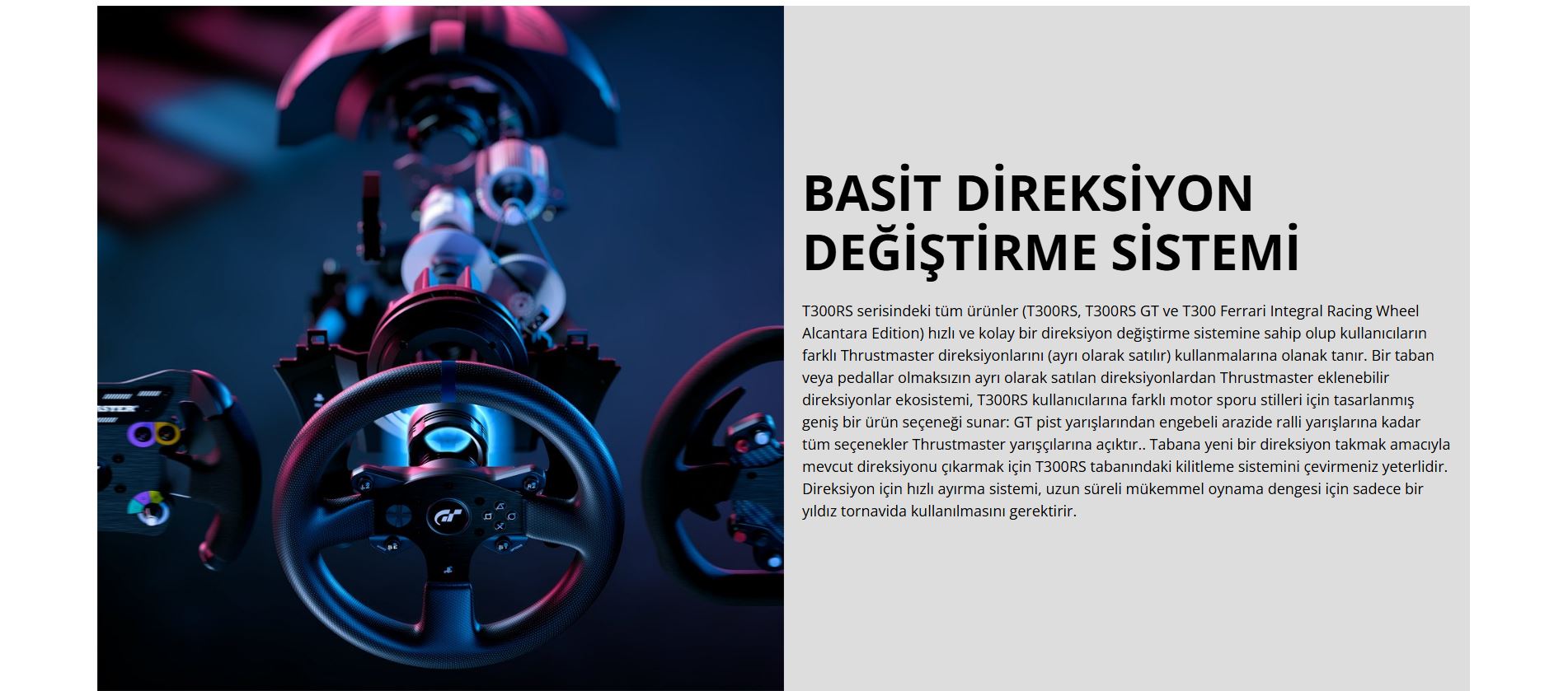 THRUSTMASTER T300 RS GT EDITION OFFICIAL SONY | Evkur