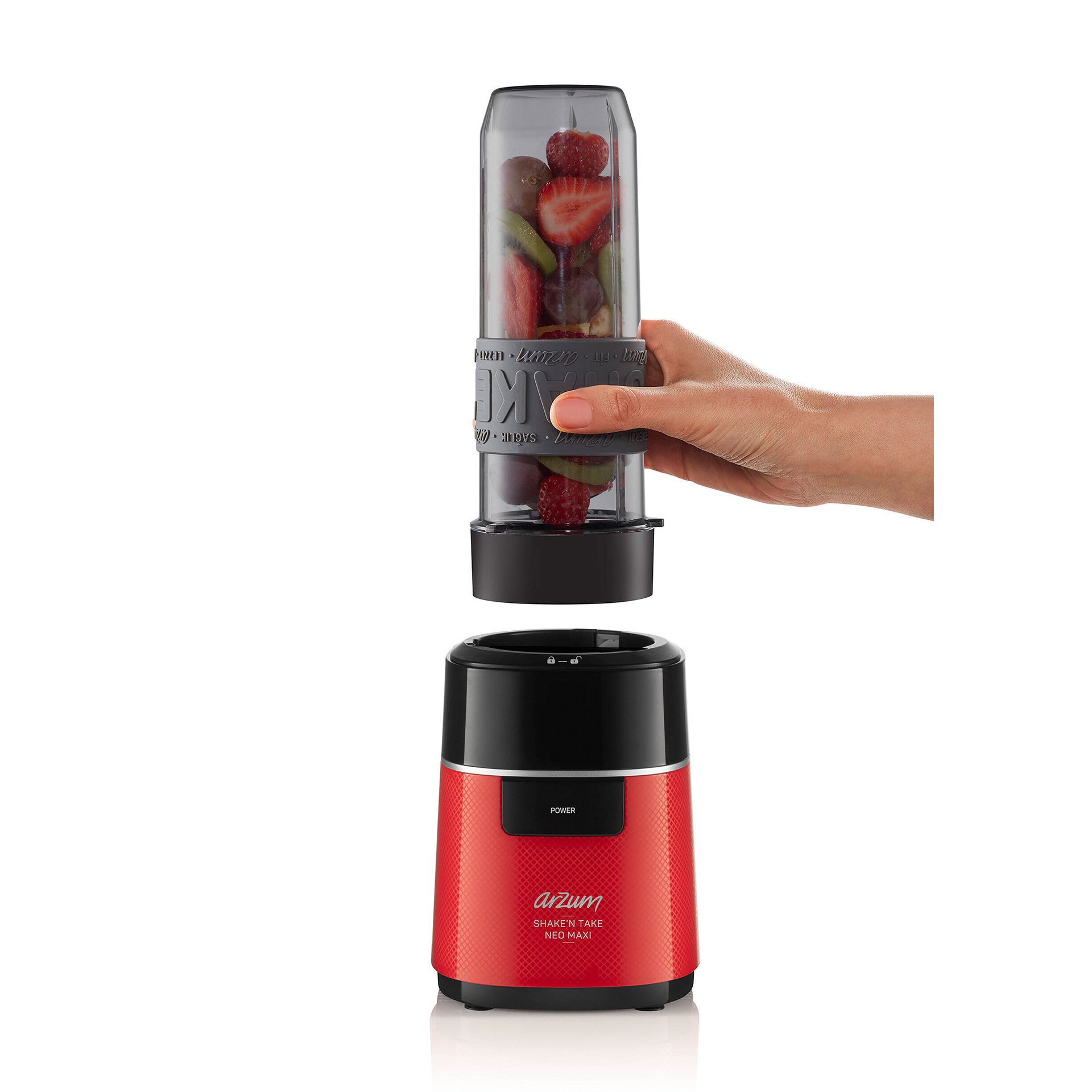 Arzum Shake N Take Neo Maxi Sürahi Blender Kırmızı