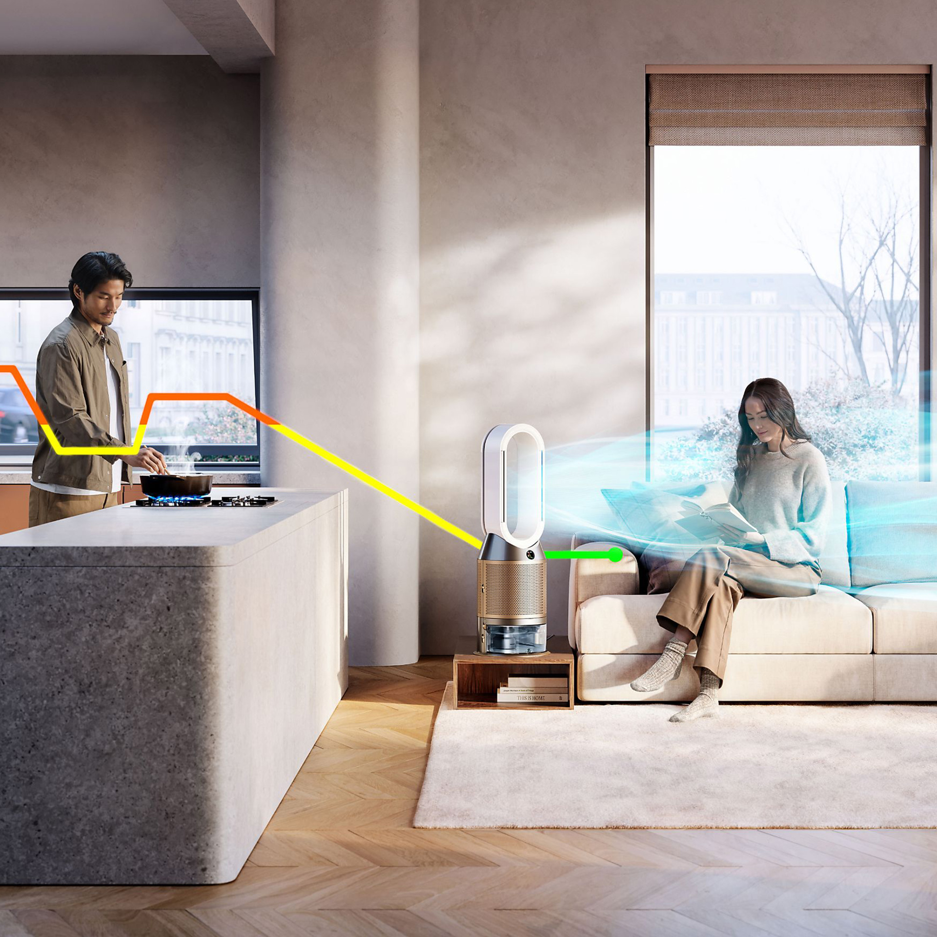 Dyson Purifier Nemlendirme Özellikli Hava Temizleme Cihazı