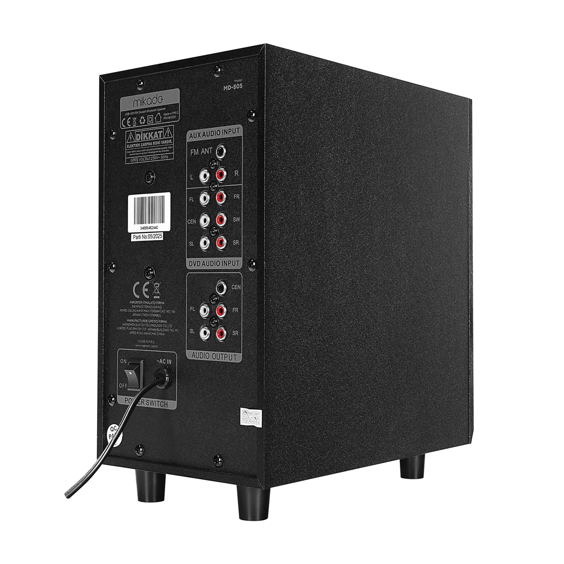 Mikado MD-505 5+1 Bluetooth Speaker | Evkur