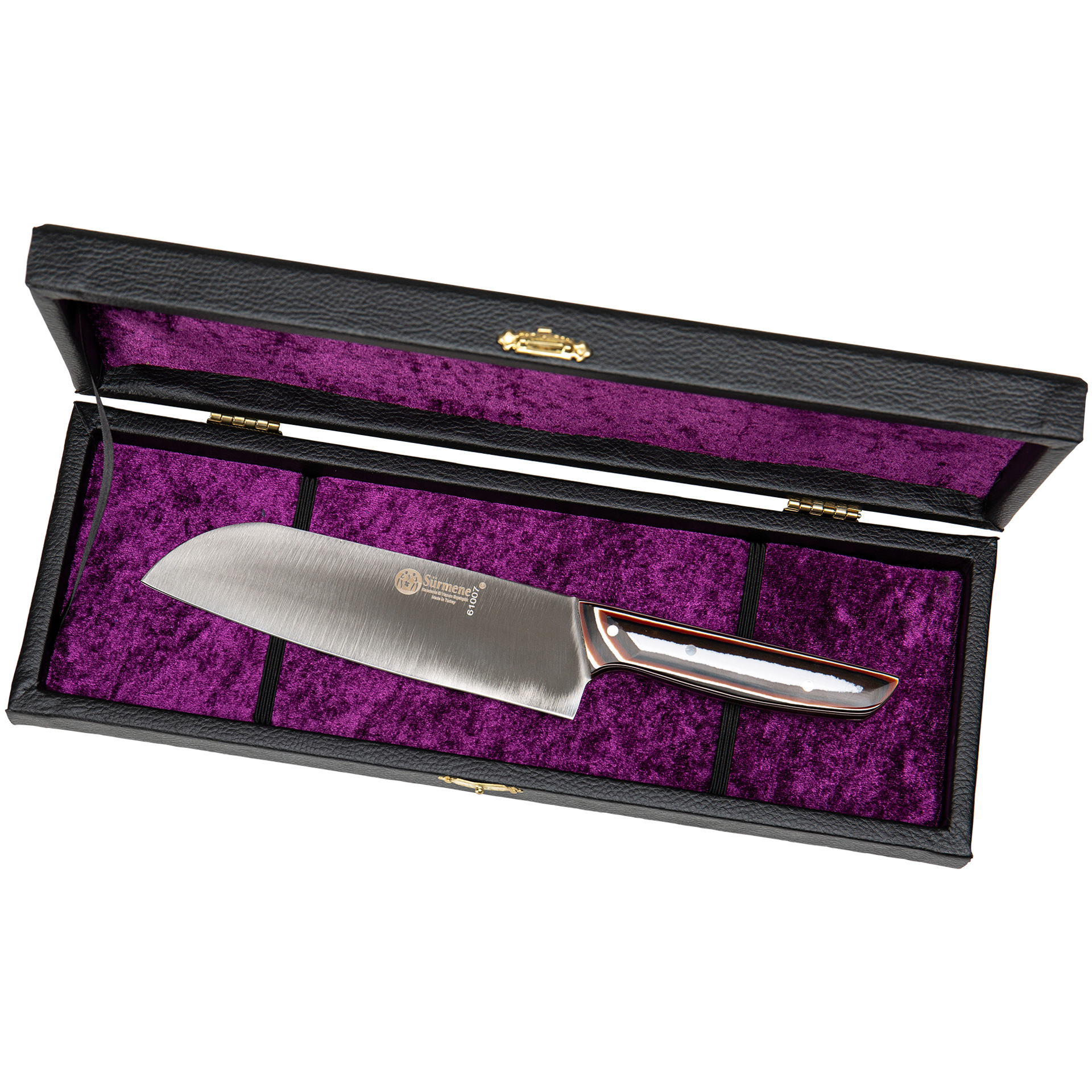 Sürmene Verzalit Deri Kutulu Bıçak Seti | Evkur