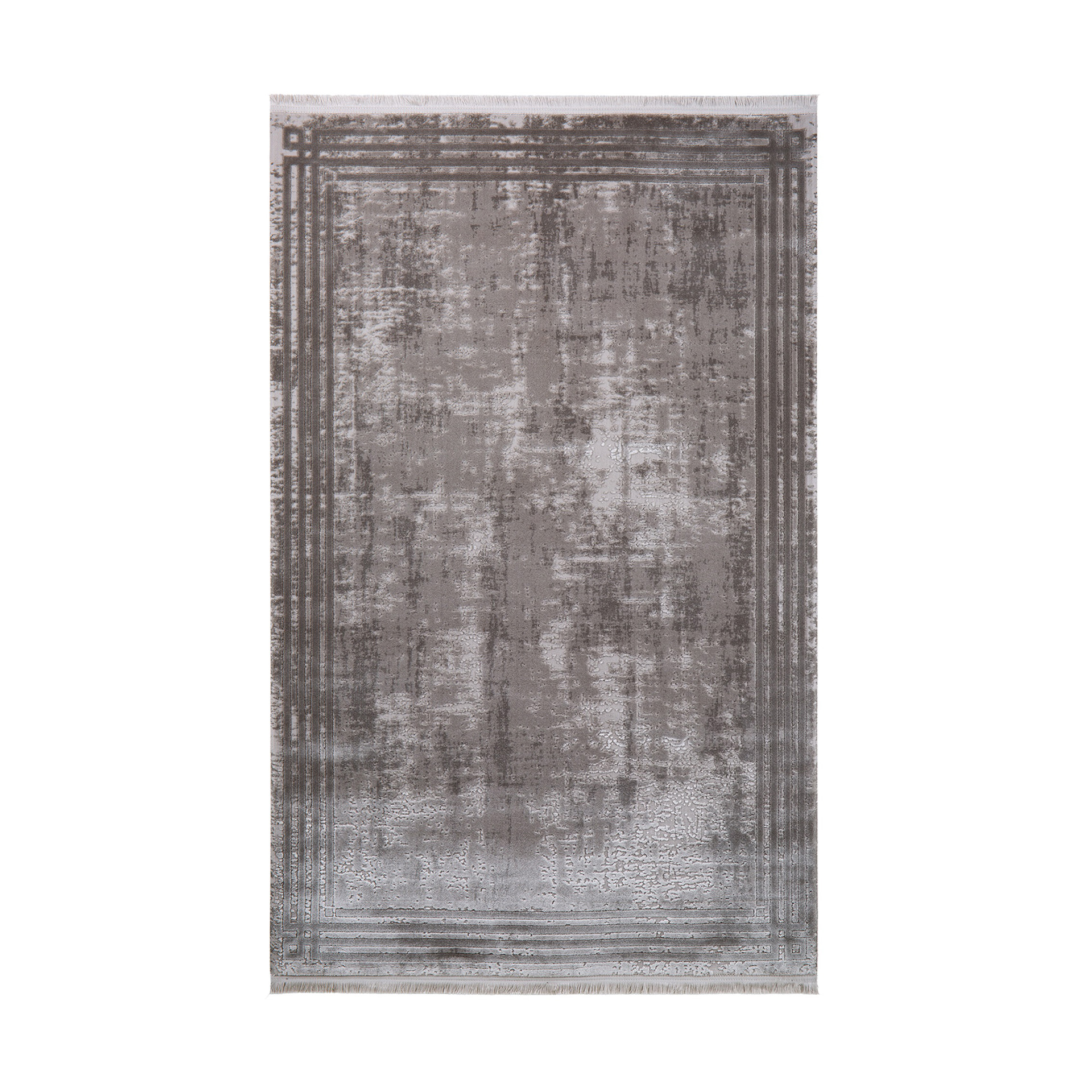 İpek Mekik 100x200 cm Sardes Halı 200-6616A-GRI