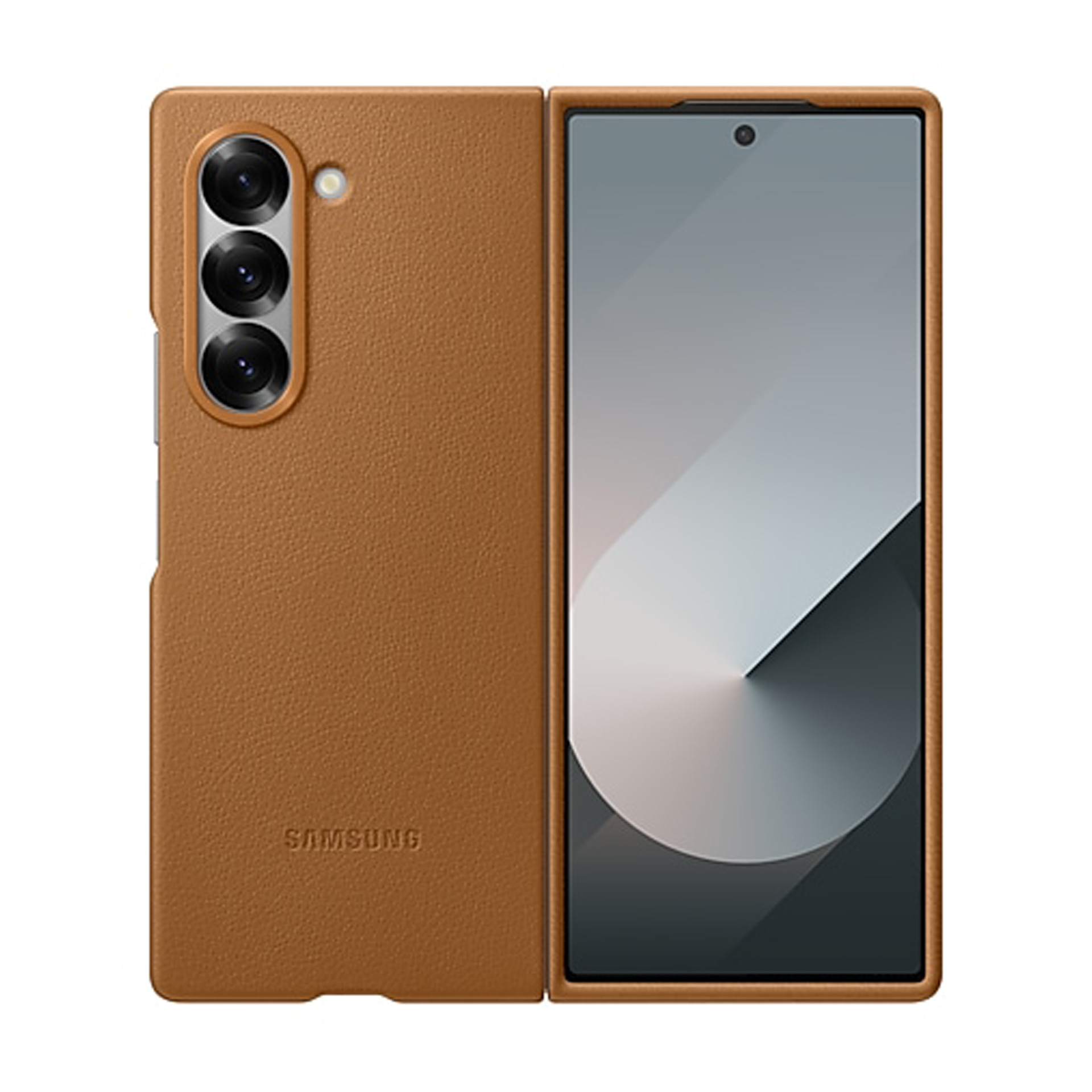 Samsung Galaxy Z Fold 6 Vegan Deri Kılıf Taba | Evkur