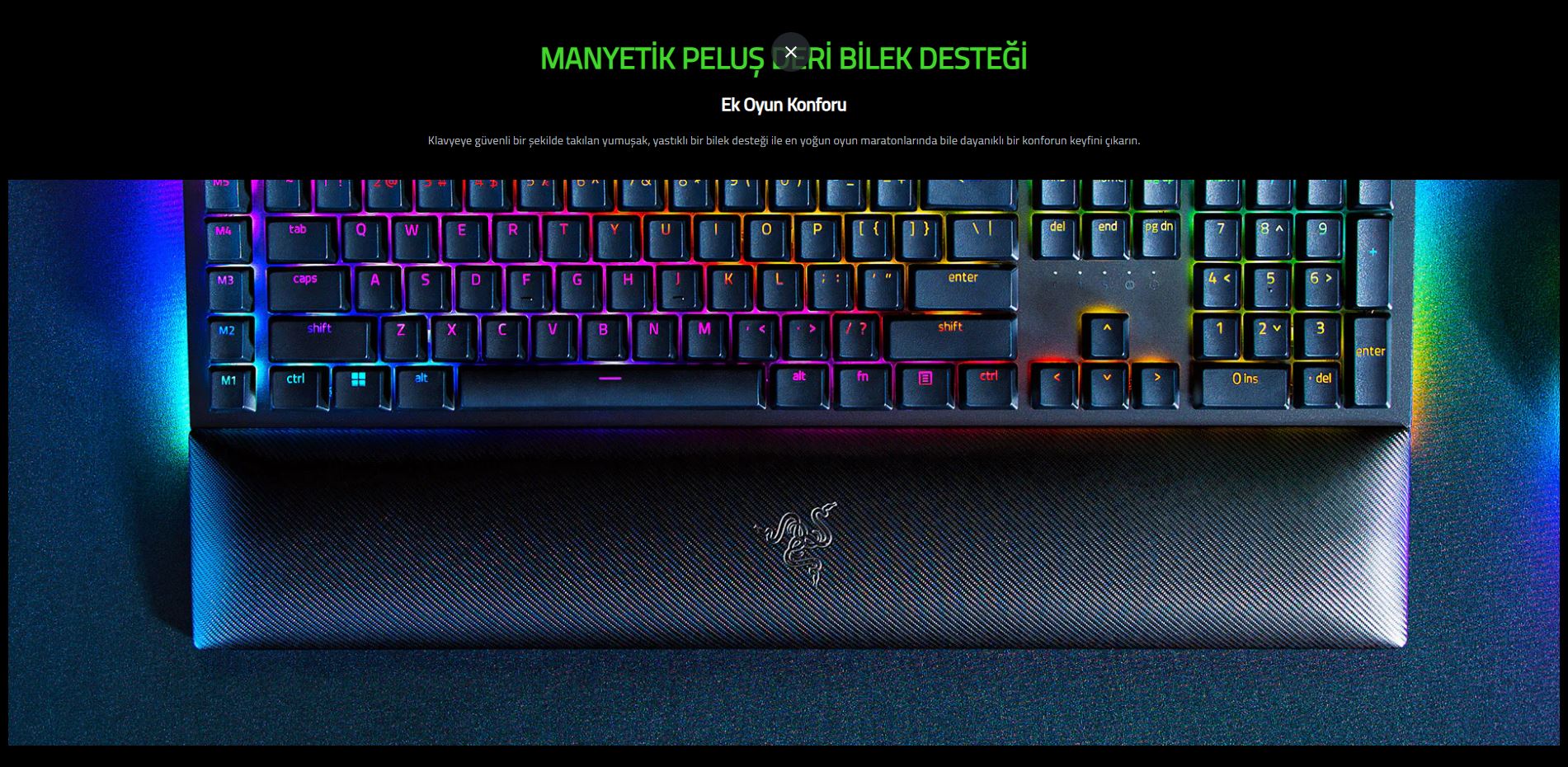 Razer Blackwidow V4 X Rgb Gaming Klavye TR