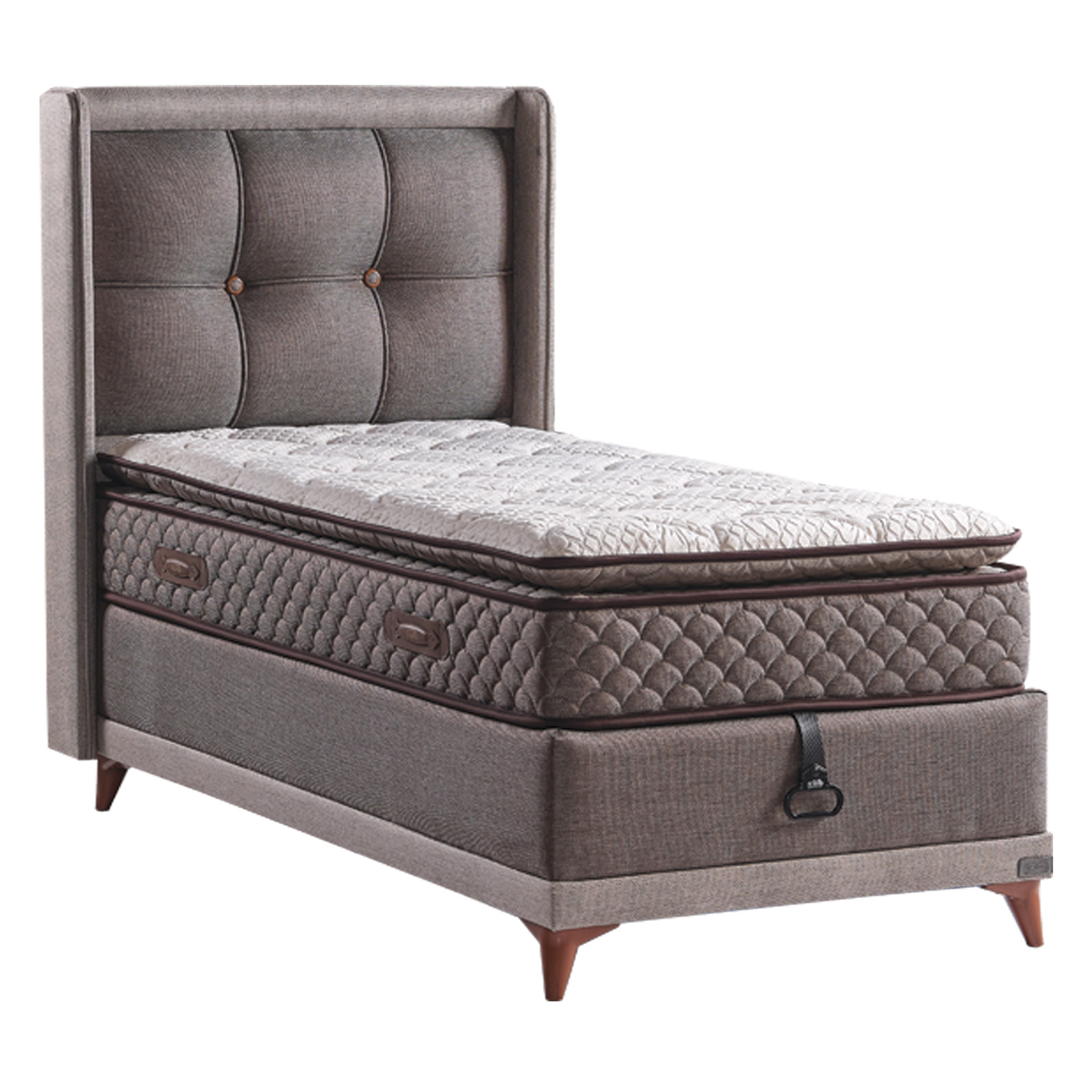 眠り Valeron Başlık 90x190 cm Kahve 24 Ay Taksit Fırsatı | Evkur