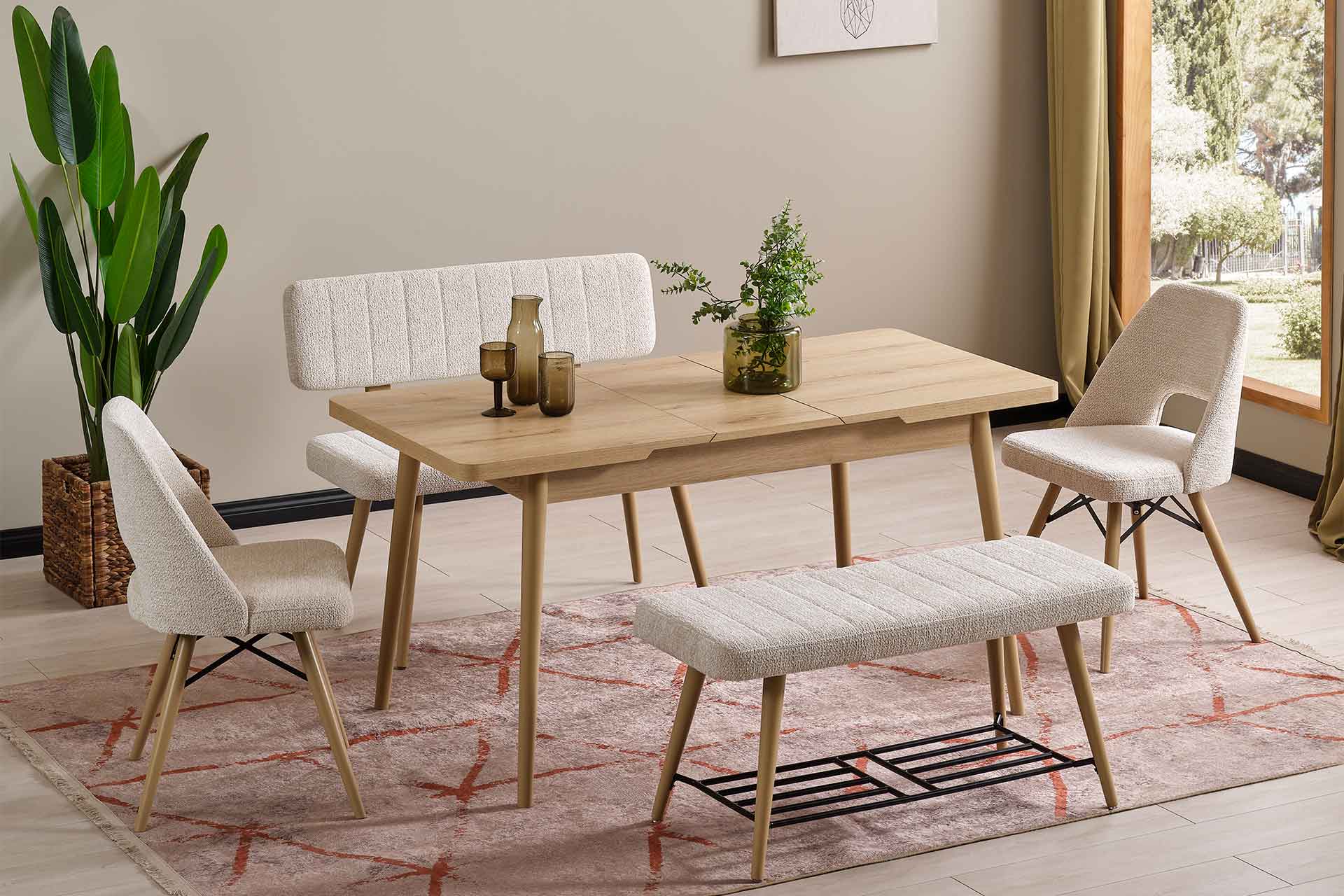 MT6235 Kelebek Masa Takımı 24 Ay Taksitle | Evkur