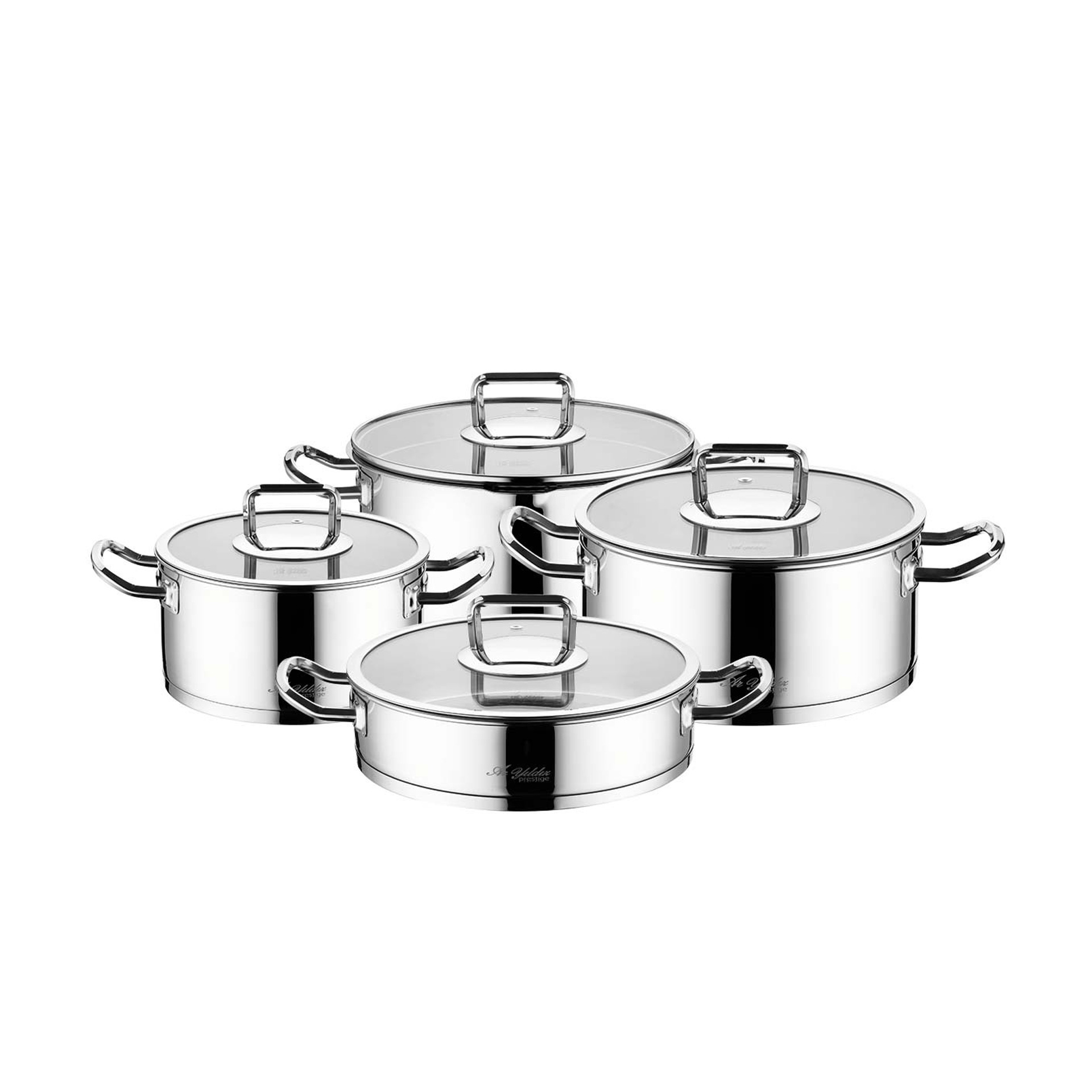 Aryıldız Vento Prestige 8 Parça Tencere Seti | EVKUR