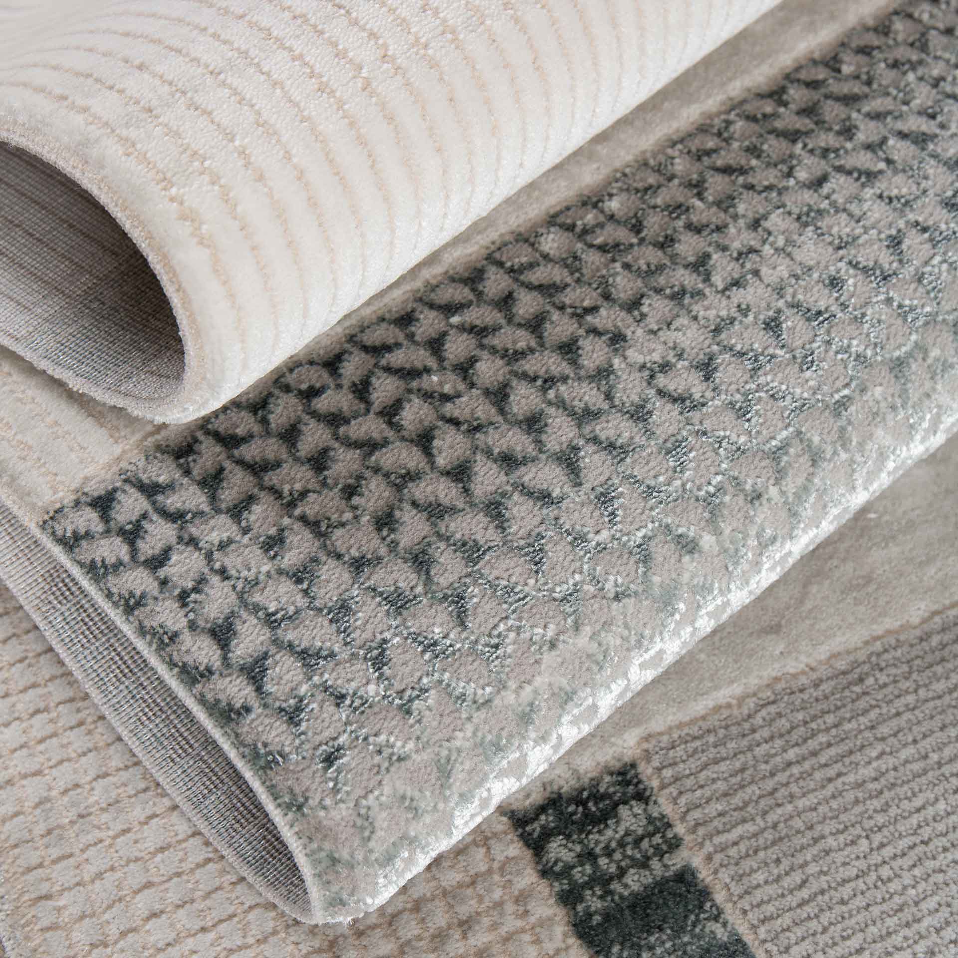 aco様一枚 Angora Aqua C090J 100x200 cm Mavi Gri Halı | Evkur