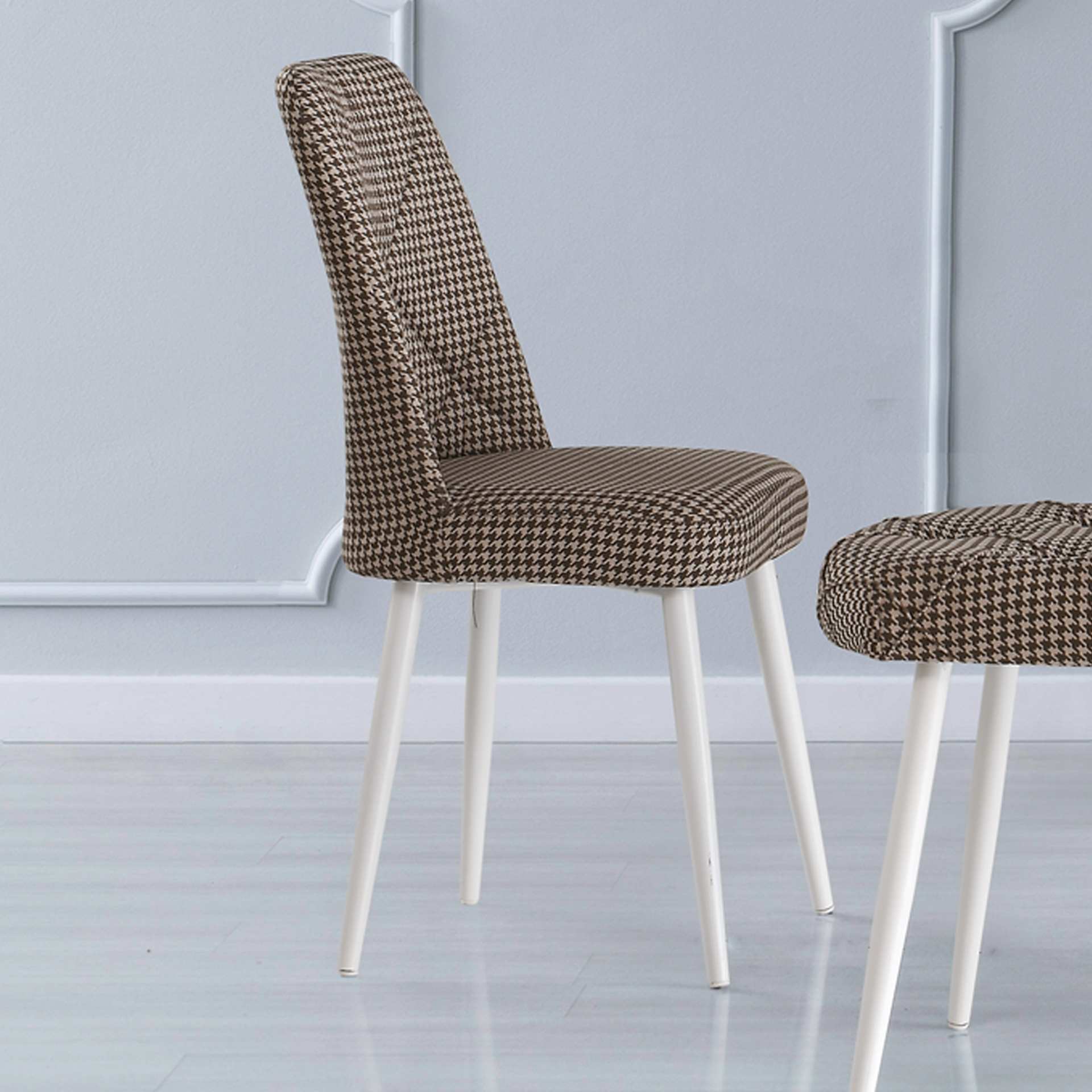 Oval Bank Takımı 80x130 cm Beyaz
