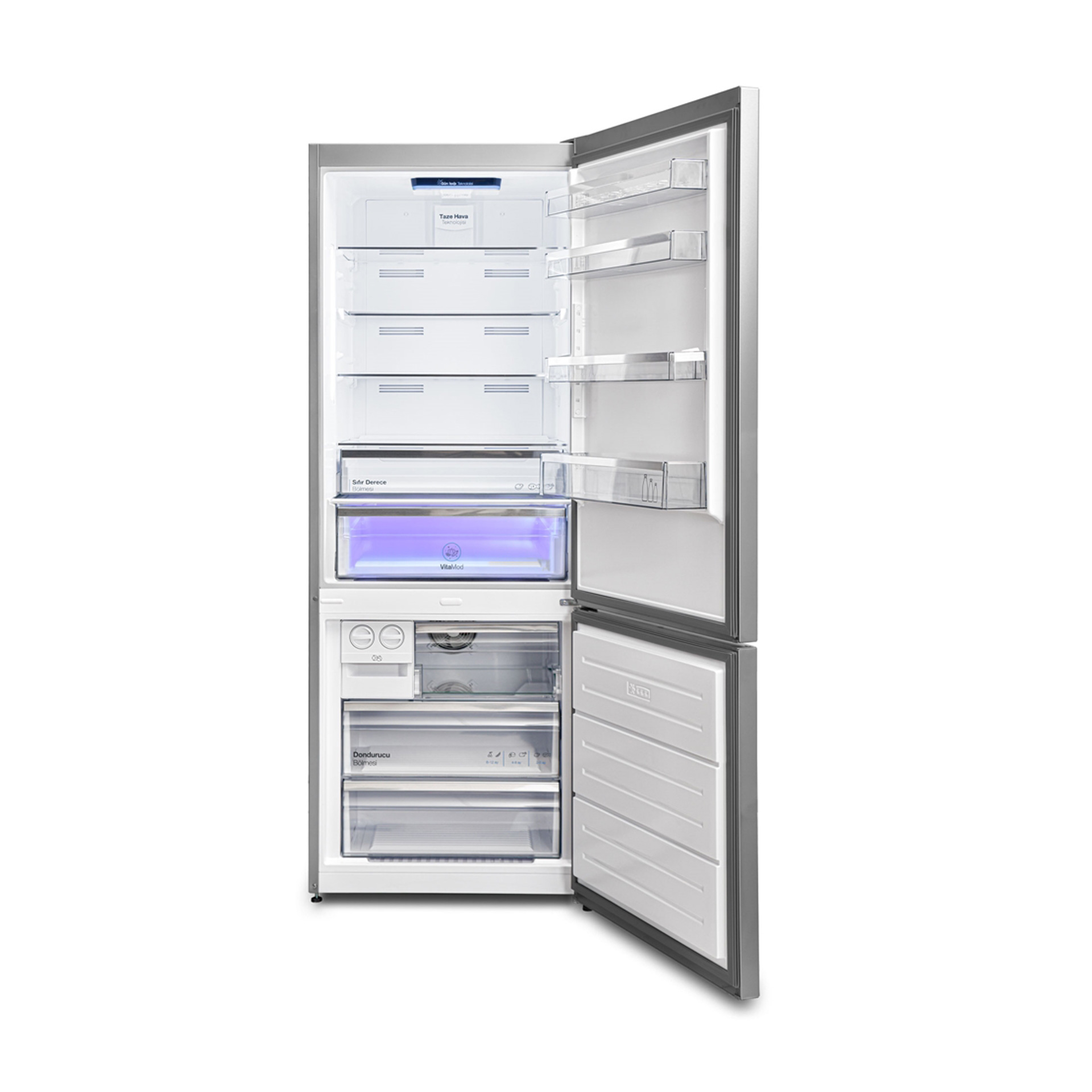 Vestel 481 Lt Inox Kombi Buzdolabı 24 ay Taksitle | Evkur