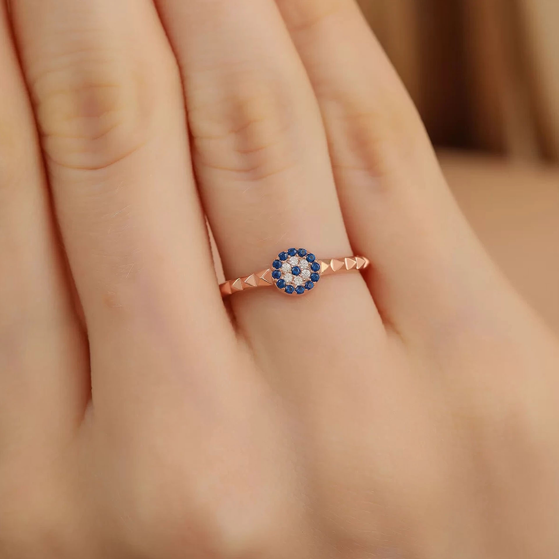 İpek Silver 925 Ayar Gümüş Ayarlanabilir Yüzük Rose EIPY475