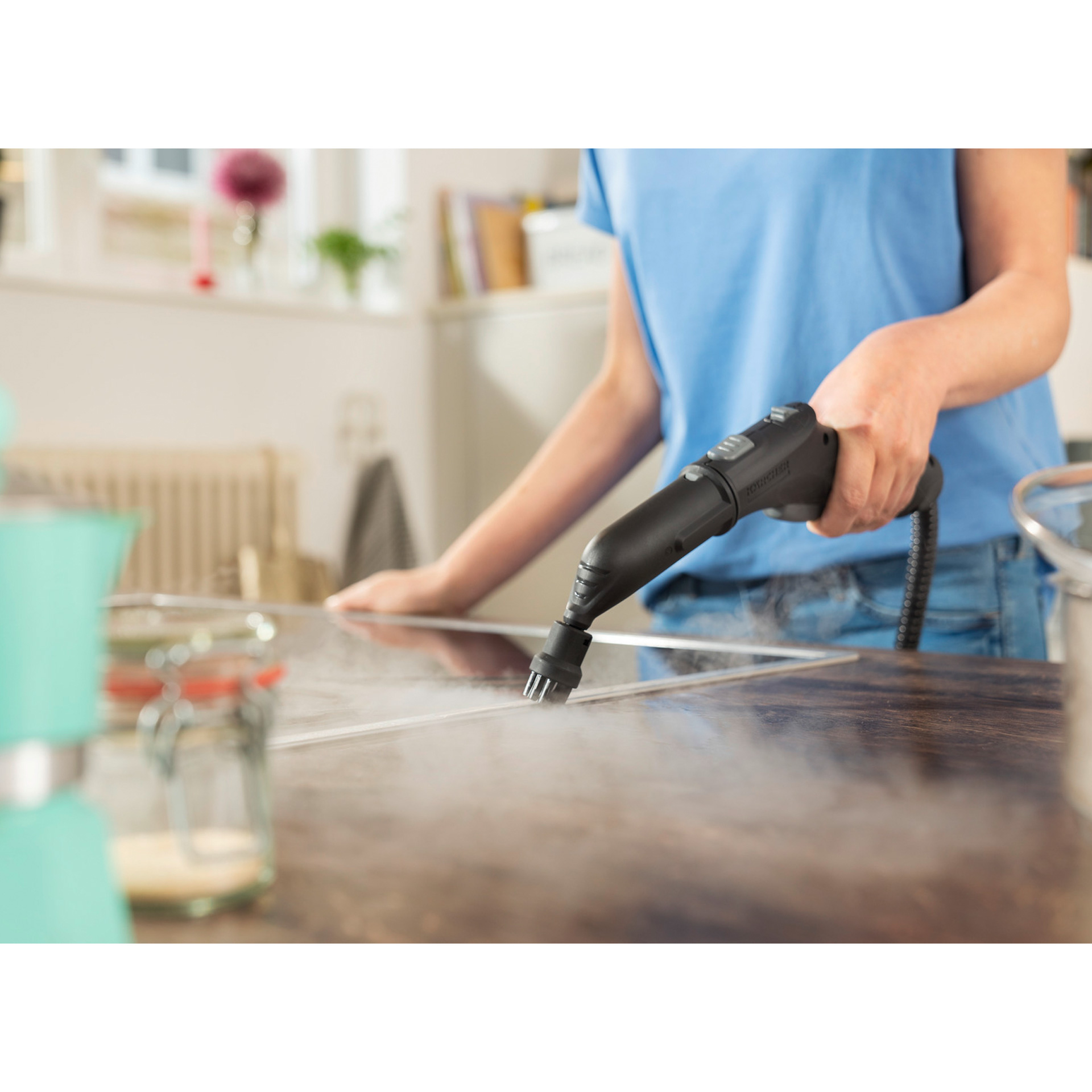 Karcher SC 3 Deluxe EU Buharlı Temizleyici Beyaz | Evkur