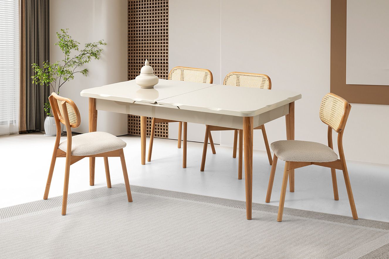 Kelebek Masa Takımı 90x160 cm | 24 Ay Taksitle Evkur