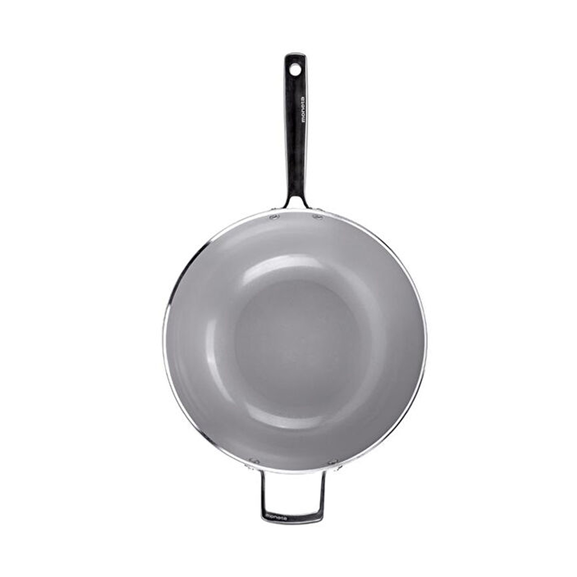 Moneta Aria Finegres Poêle Grill Pour Induction, Revêtement Naturel Et Anti-adhésif, Poêle