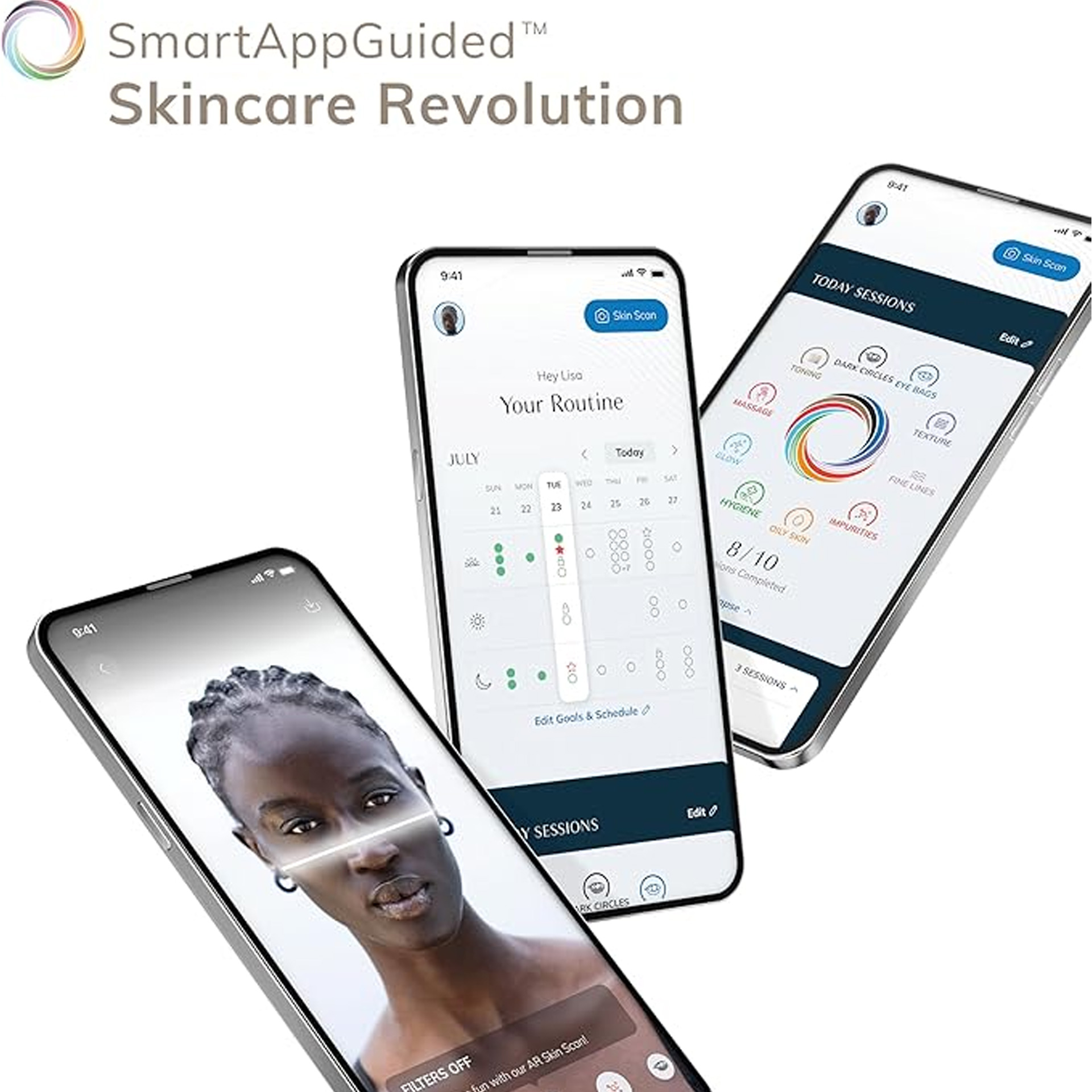 【KWR】Smart Skin Care Akıllı Beyaz Buharlı Yüz Bakım Cihazı | Evkur
