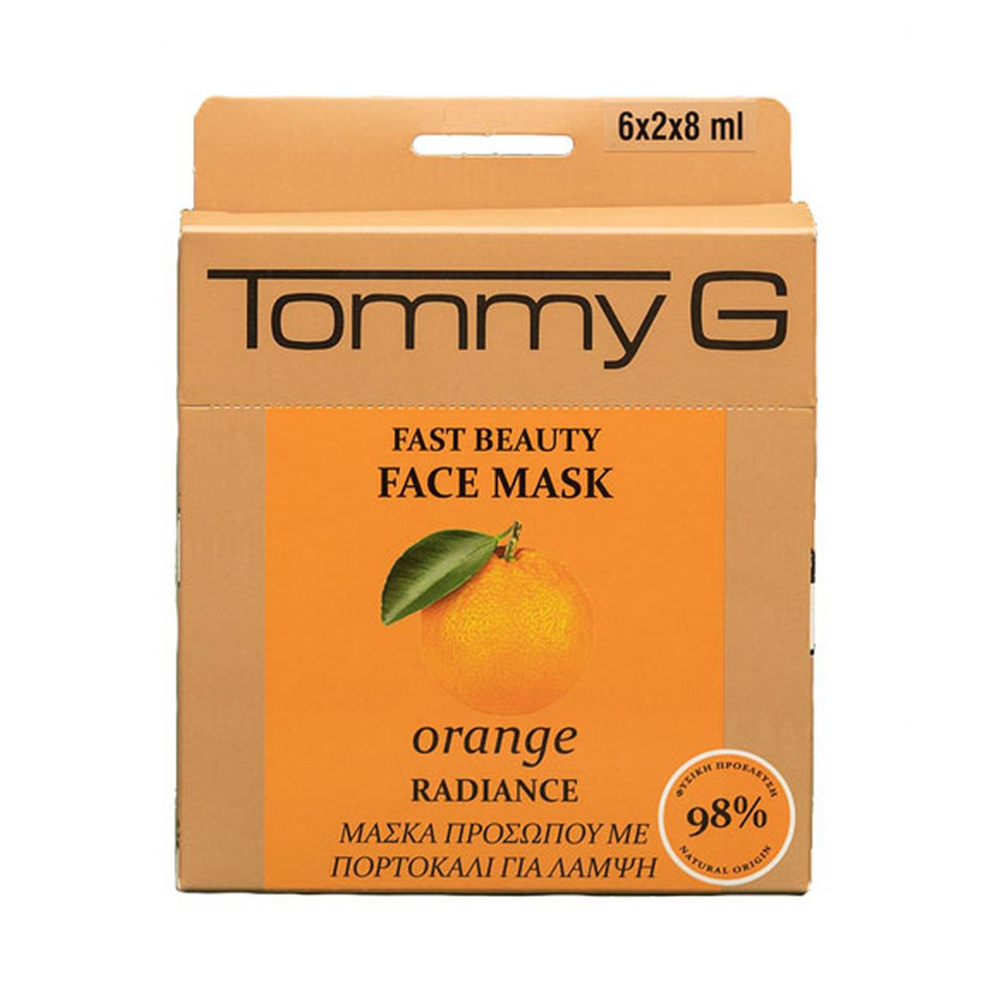 Tommy G Fast Beauty F. Mask Orange TG Box - Hızlı Güzellik Maskesi Turuncu - TG5FB-BOR-F15