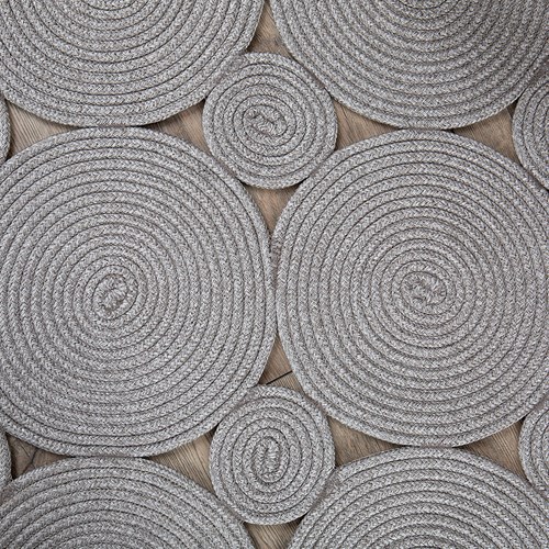 Hall 120x180 cm Jutix Örme Halı 216-JUTIX-402-GRI
