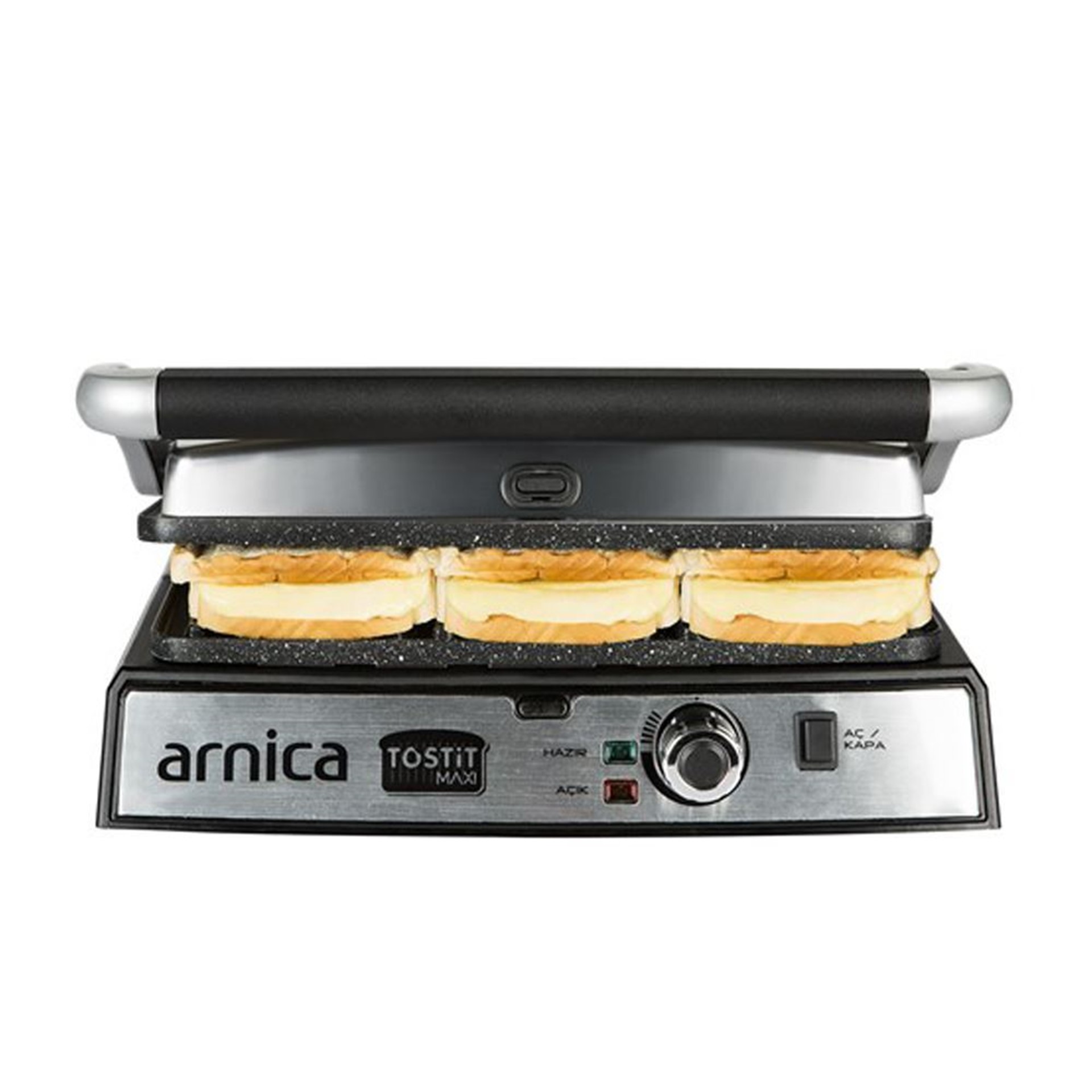 Arnica GH26240 Tostit Maxi Granit Tost Makinesi Inox