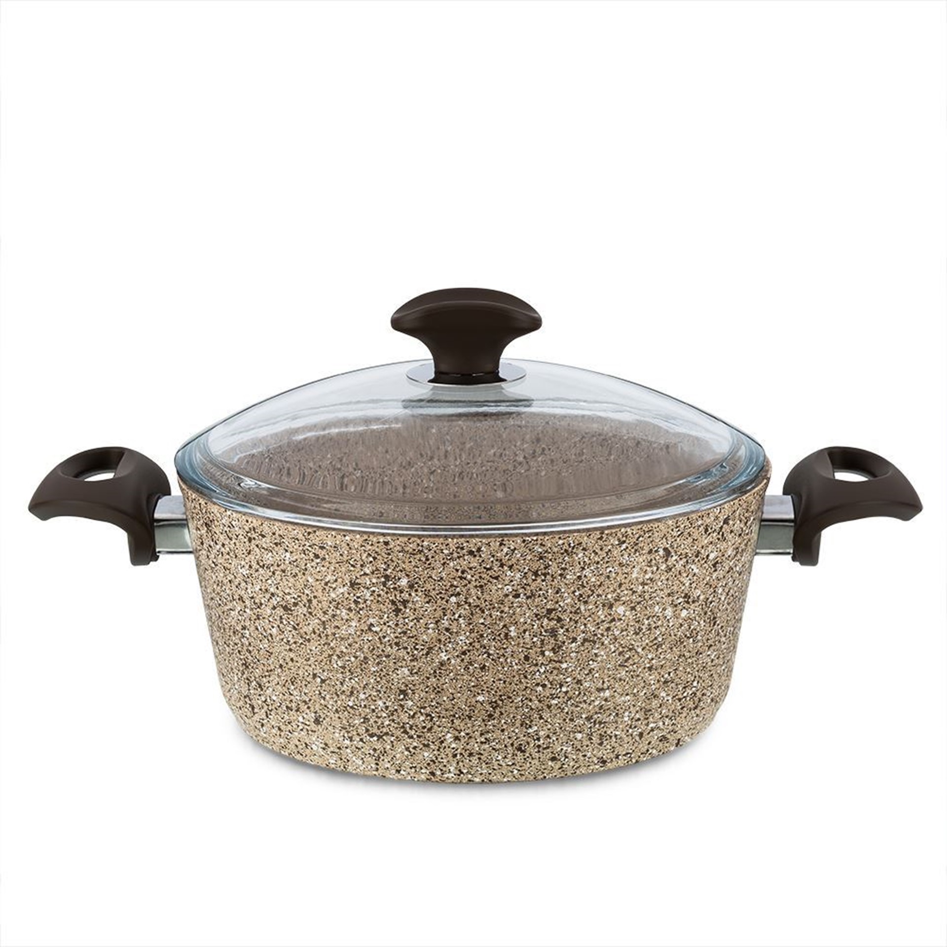 Falez Creamy Granit 24*11 cm Derin Tencere