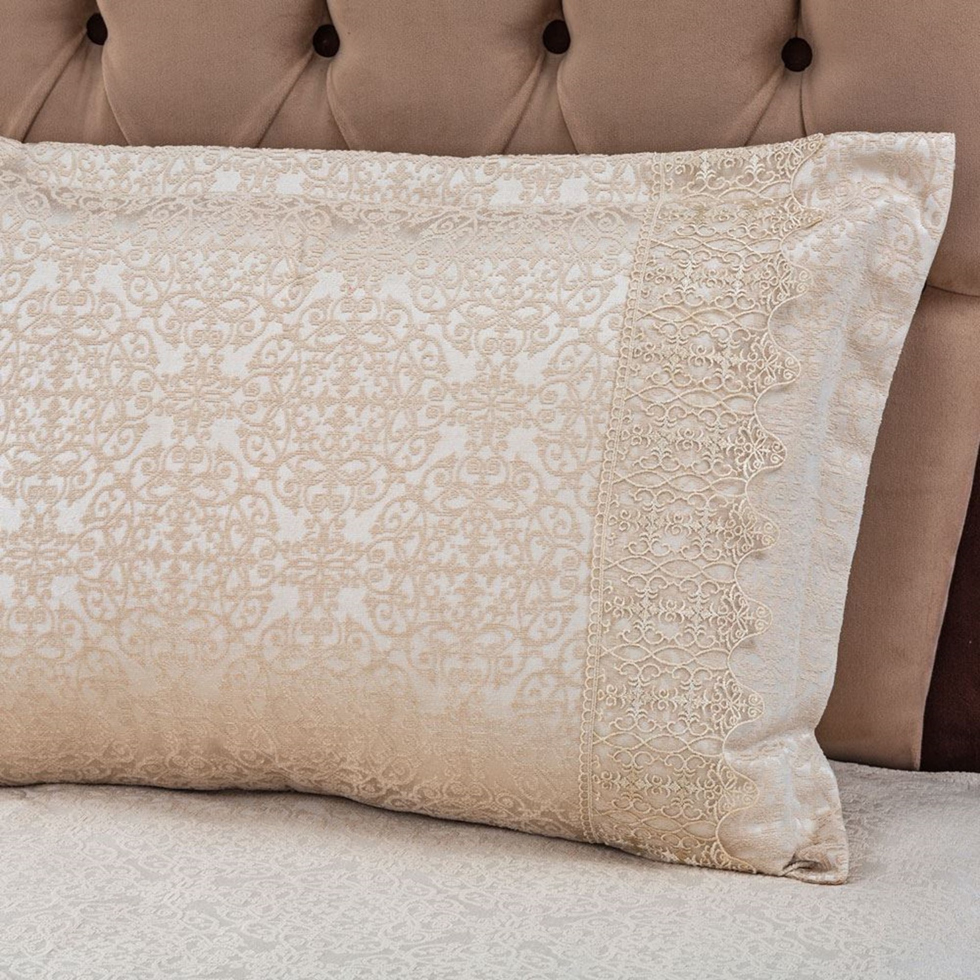 Cotton House Samanta Tek Kişilik Cappuccino Yatak Örtüsü