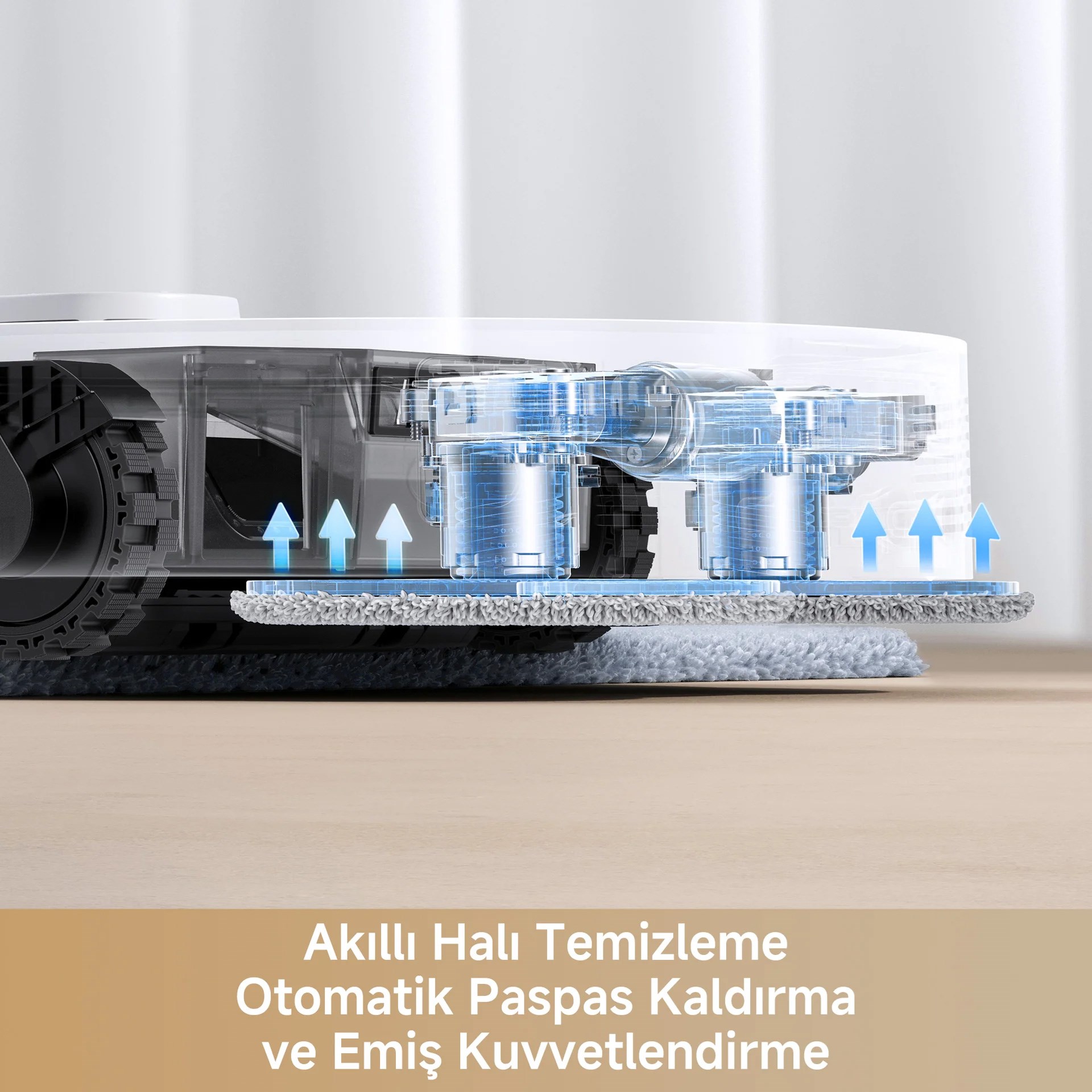 Mova E40 Ultra Robot Süpürge Beyaz