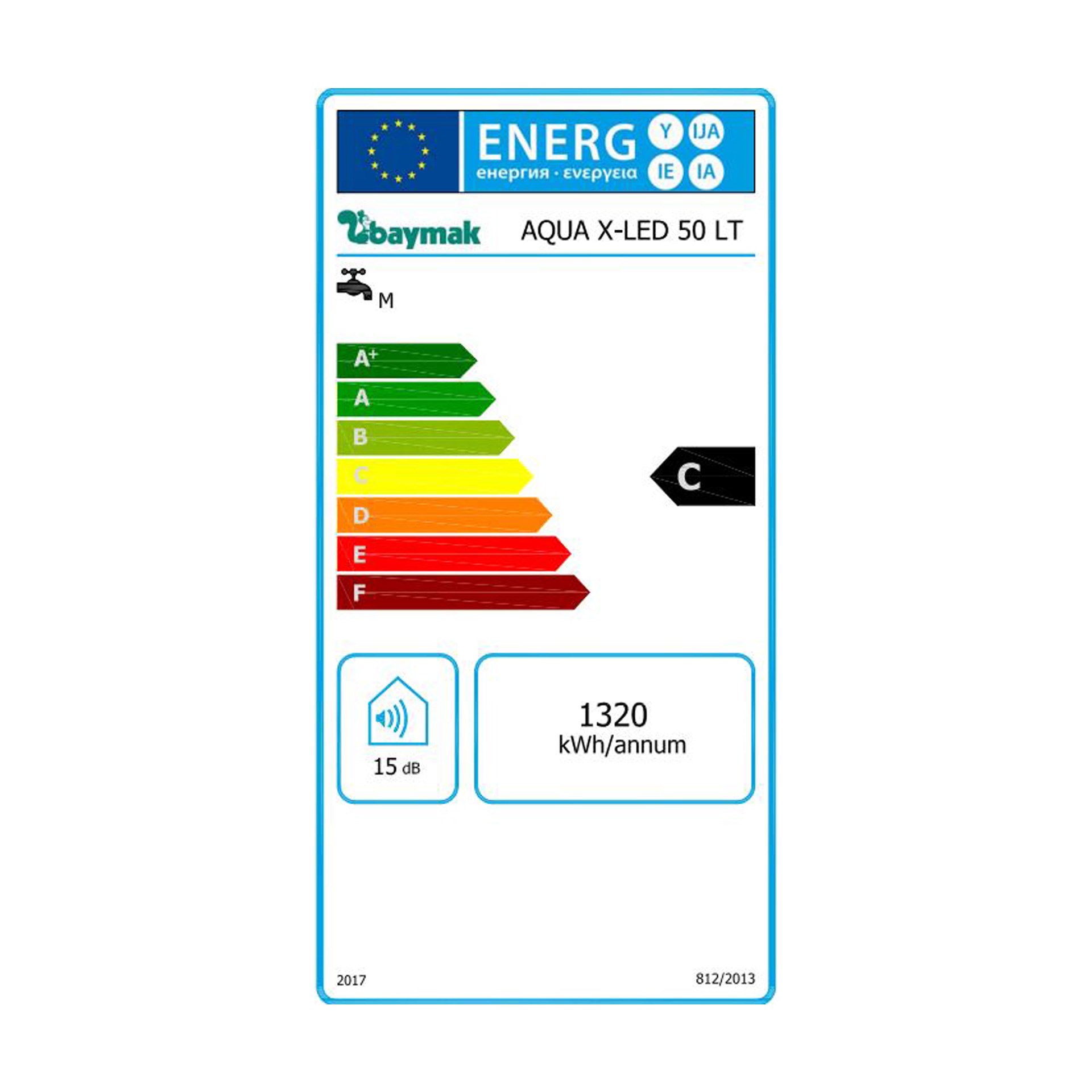 Baymak Aqua X-led Priz. 100 lt Termosifon