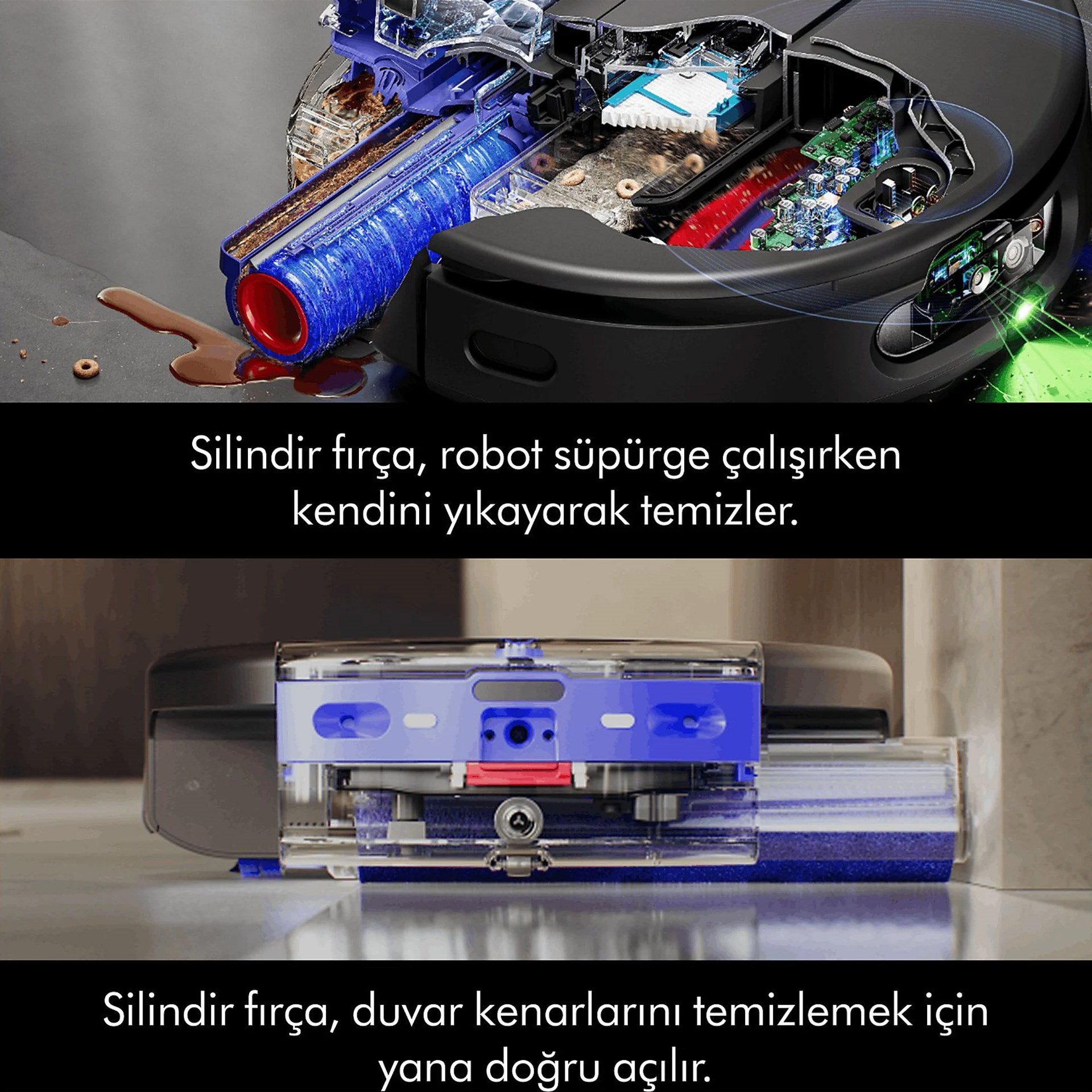 Dyson Spot+Scrub™ Ai Islak ve Kuru Temizleme Özellikli Robot Süpürge (Anlaşmalı Kredi Kartlarına Peşin Fiyatına 6 Ay Taksit)