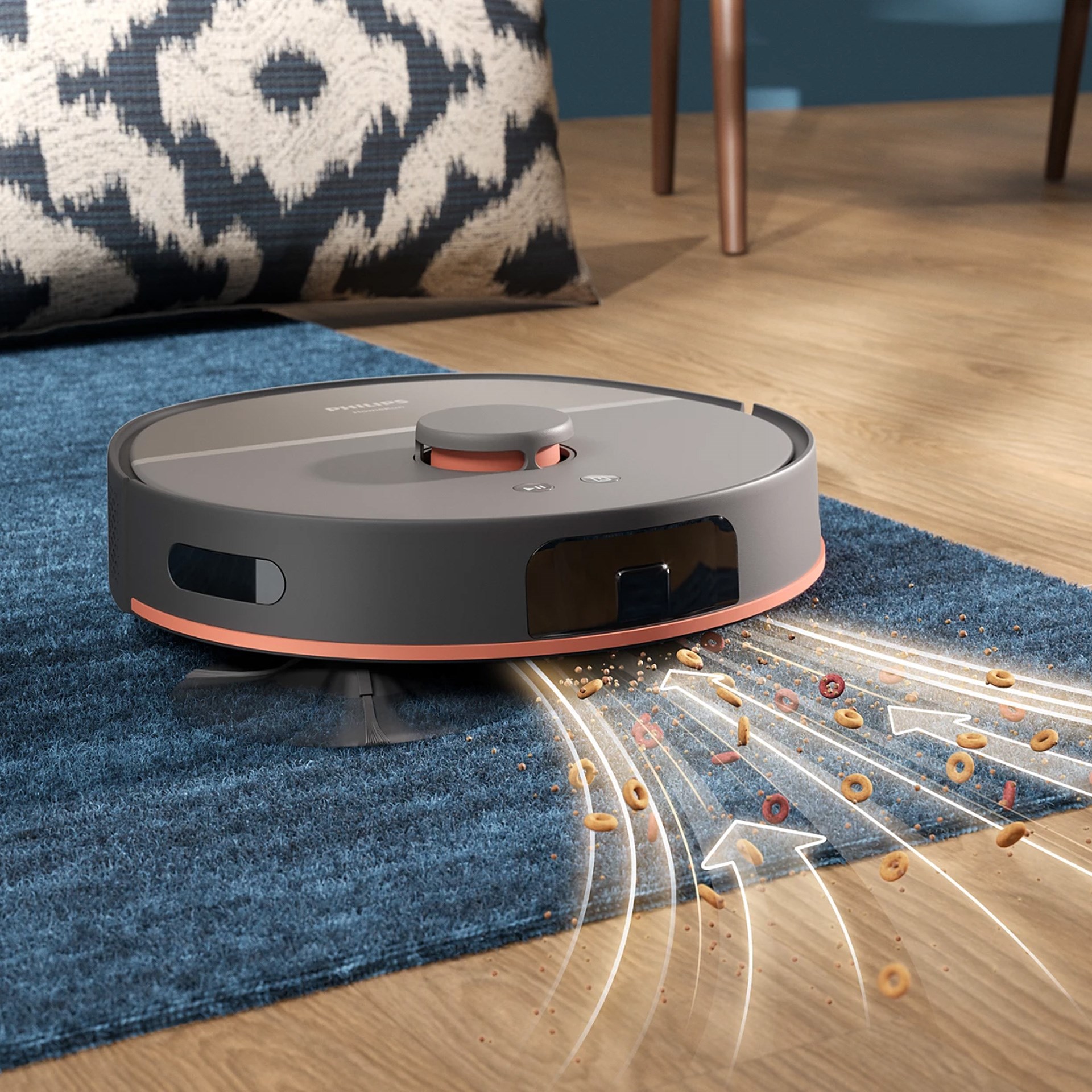 Philips 5000 Serisi Çöp Kovalı Islak ve Kuru Robot Süpürge Kaşmir Grisi