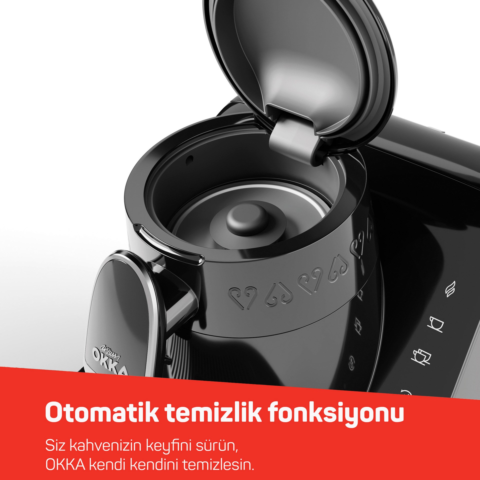 Arzum Okka Elit Türk Kahve Makinesi Siyah-Bakır