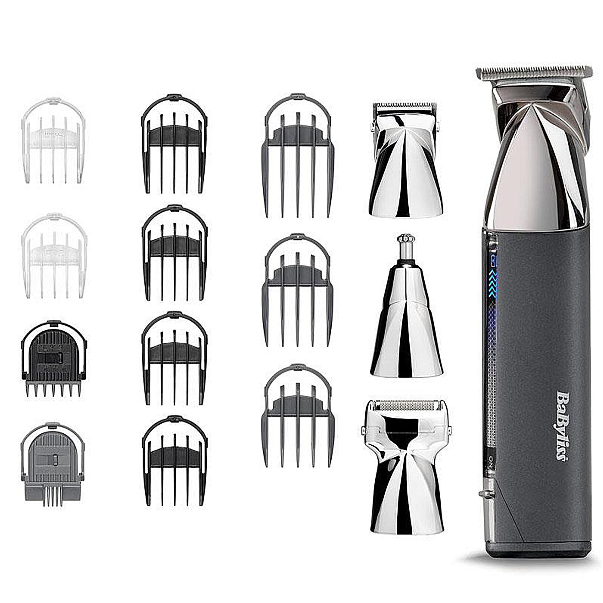 Babyliss MT996E Super X Metal 15 Başlıklı Lityum Yüz & Vücut Bakım Kiti