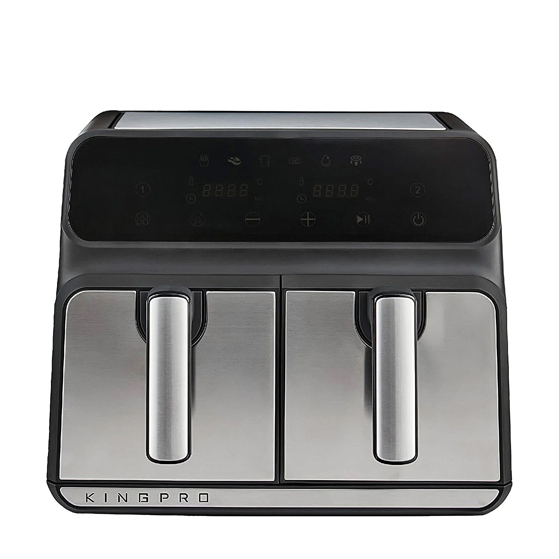 King KYF28 Magicchef Dual Airfryer Gümüş