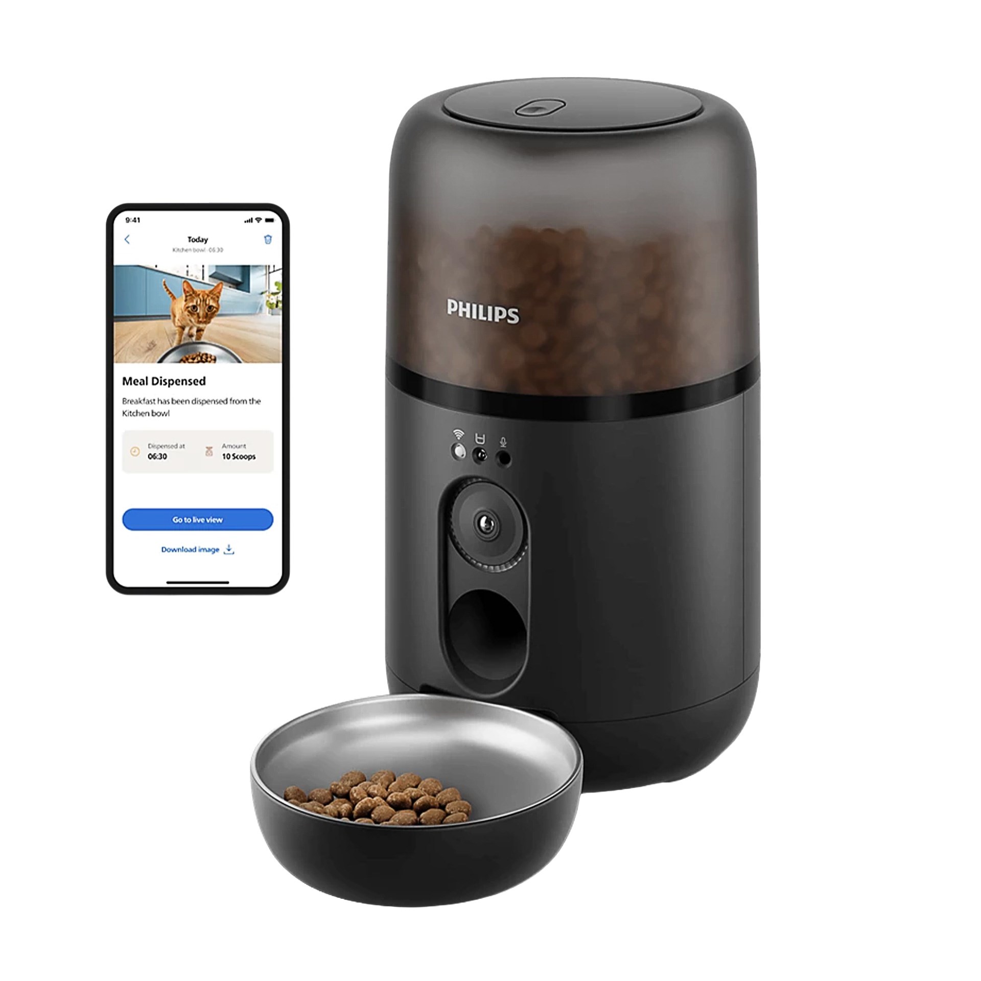 Philips PAW5320/02 Evcil Hayvan Serisi Kameralı Akıllı Besleyici