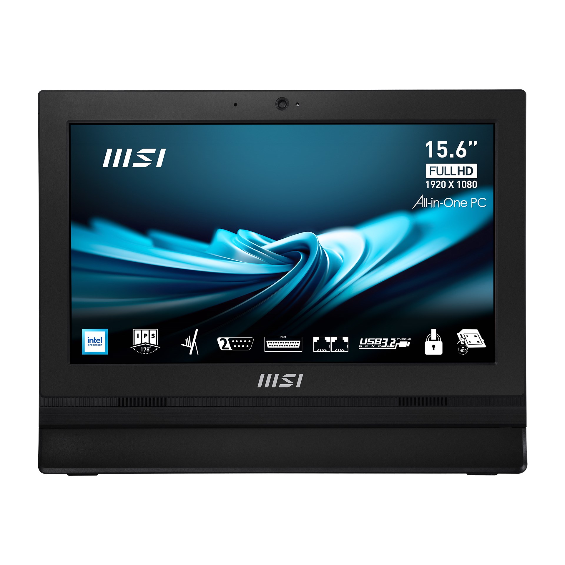 MSI PRO AP162T ADL-042XEU 15.6 FHD INTEL N100 8GB DDR4 256GB SSD FDOS DOKUNMATIK SIYAH AIO PC